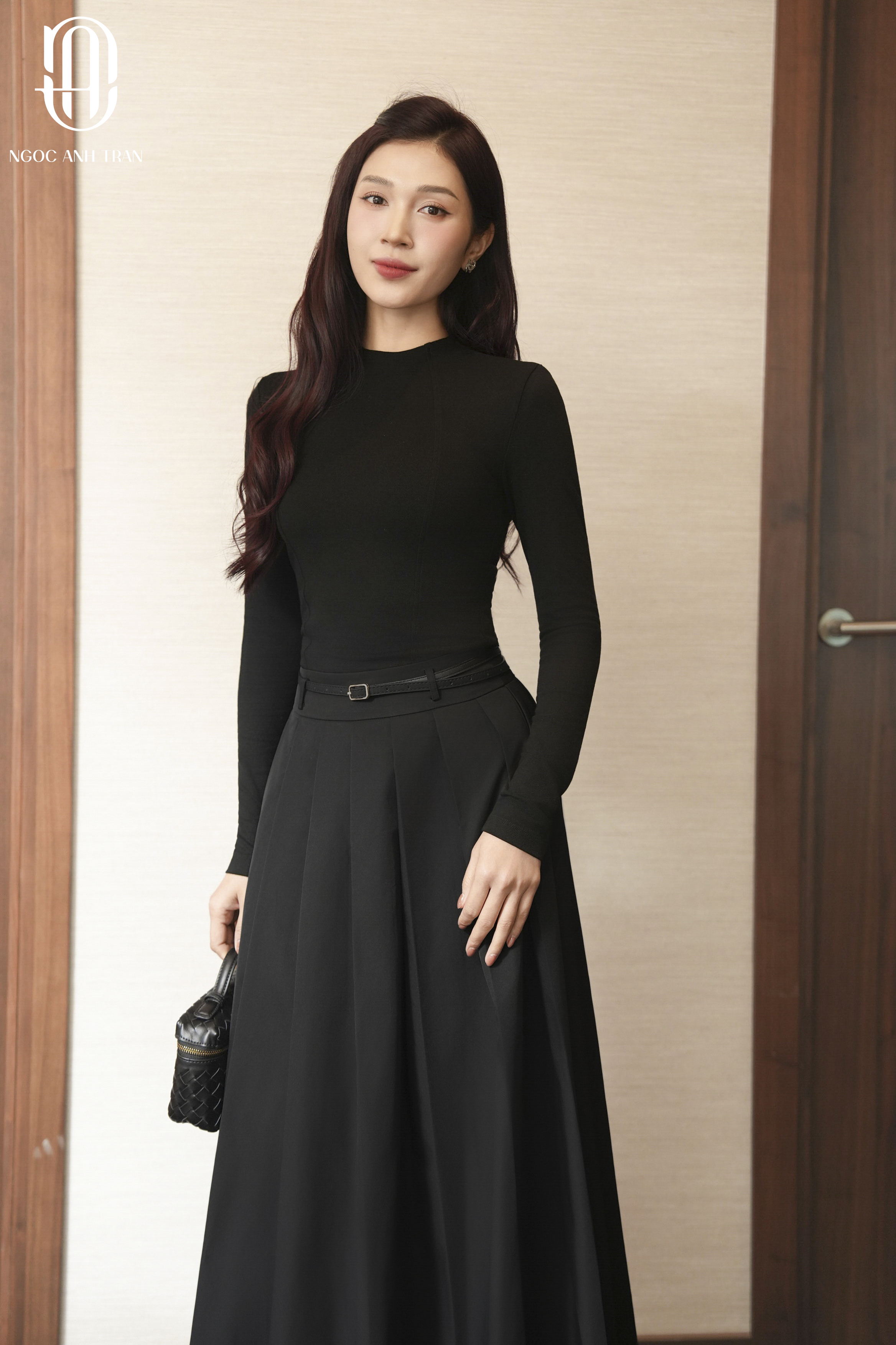 CV240 - Chân váy xếp ly đen_thumbnail_2