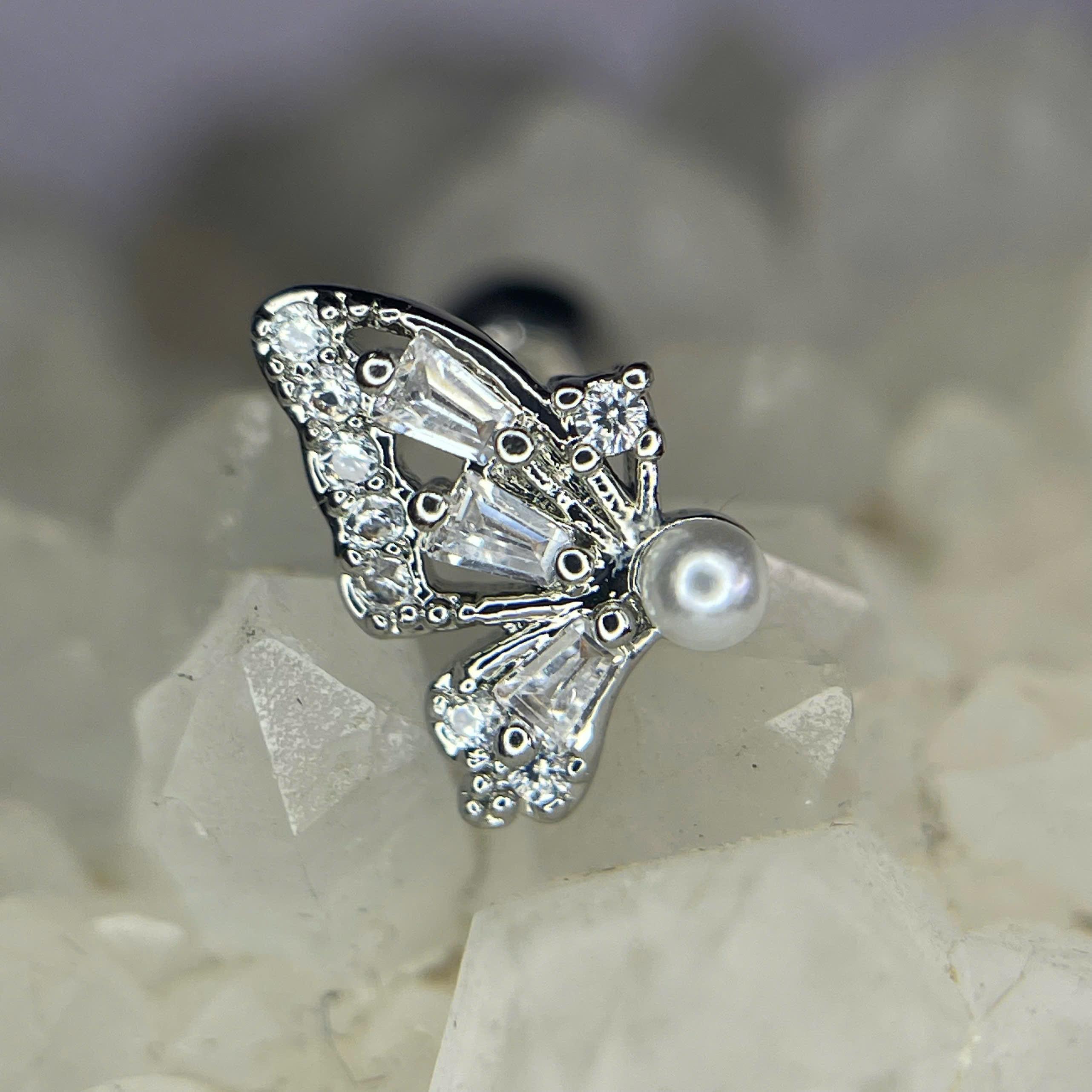 khuyên kiểu cánh bướm ngọc trai (tai trái) dẹt_thumbnail_2