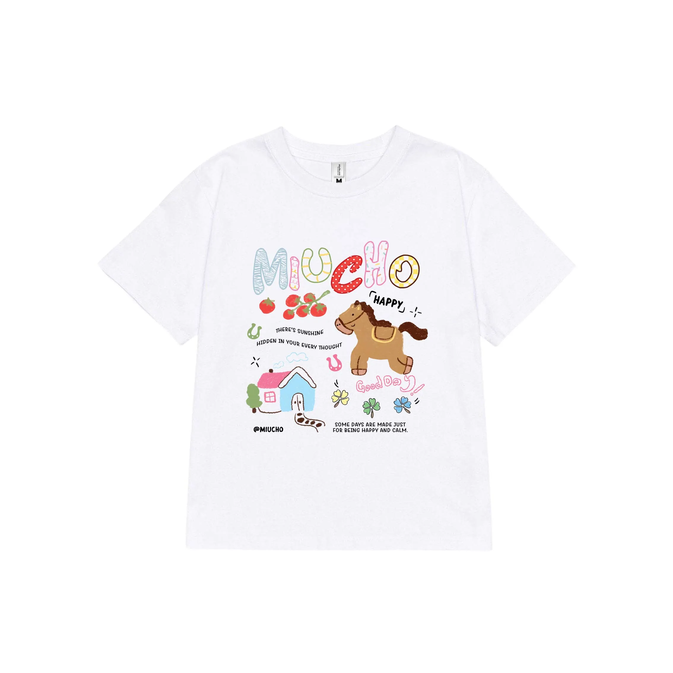 Áo baby tee nữ Miucho cotton co giãn 2 chiều thoáng mát cartoon in mix dễ thương nhiều màu 2740_thumbnail_8
