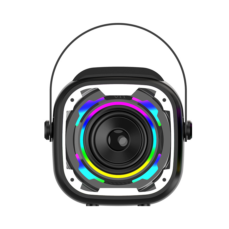 LOA SIÊU TRẦM NHỎ GỌN V11 KÈM 2 MIC KẾT NỐI BLUETOOTH_thumbnail_5