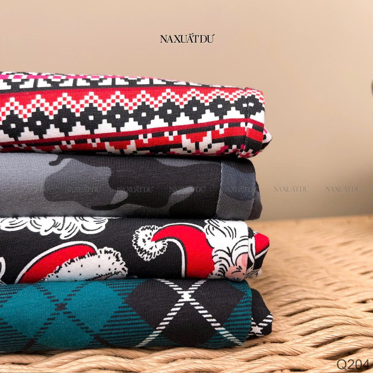 Set 4 quần legging hoạ tiết - Q204 (SALE)_thumbnail_22