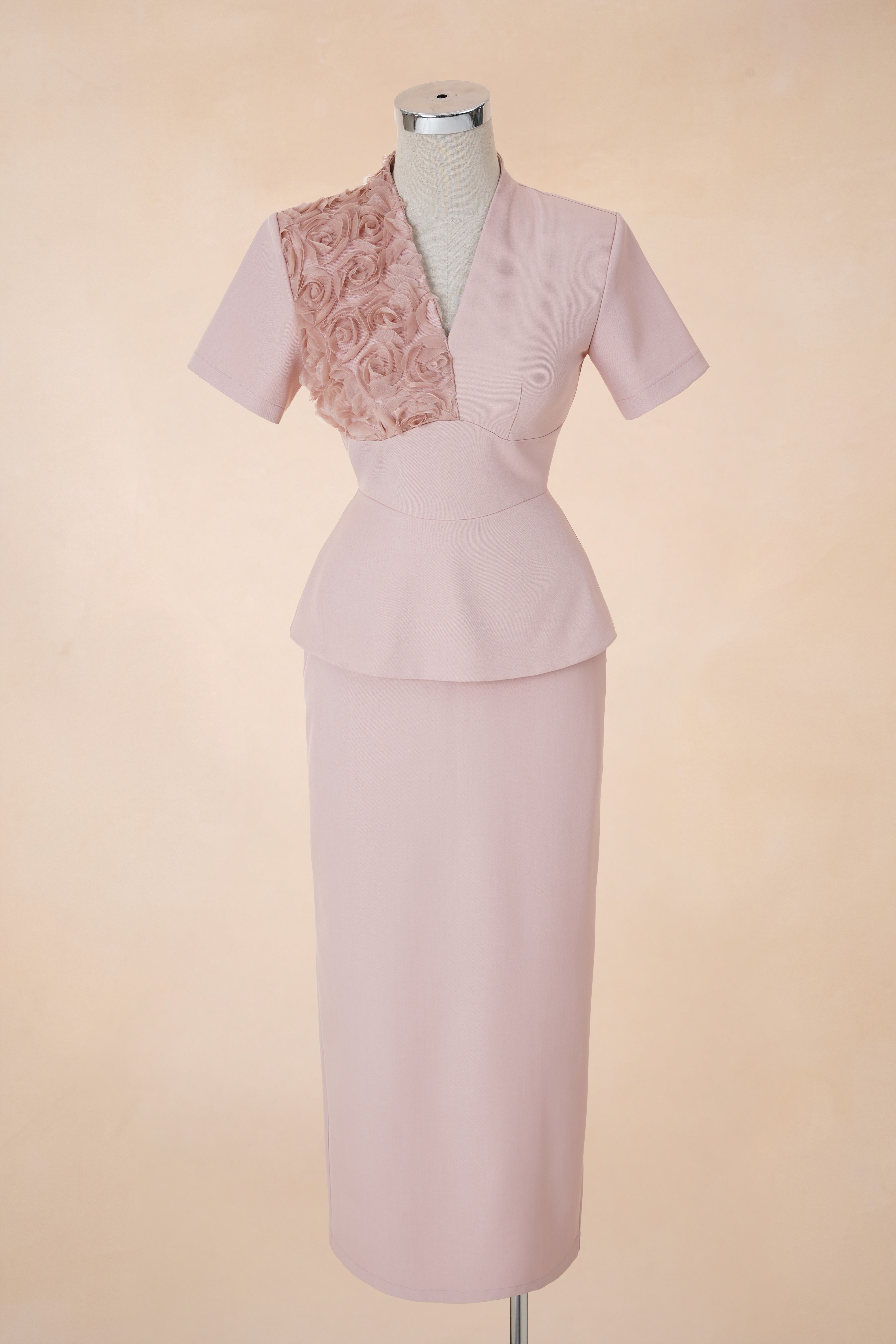 Đầm Bút Chì PL Hoa Hồng