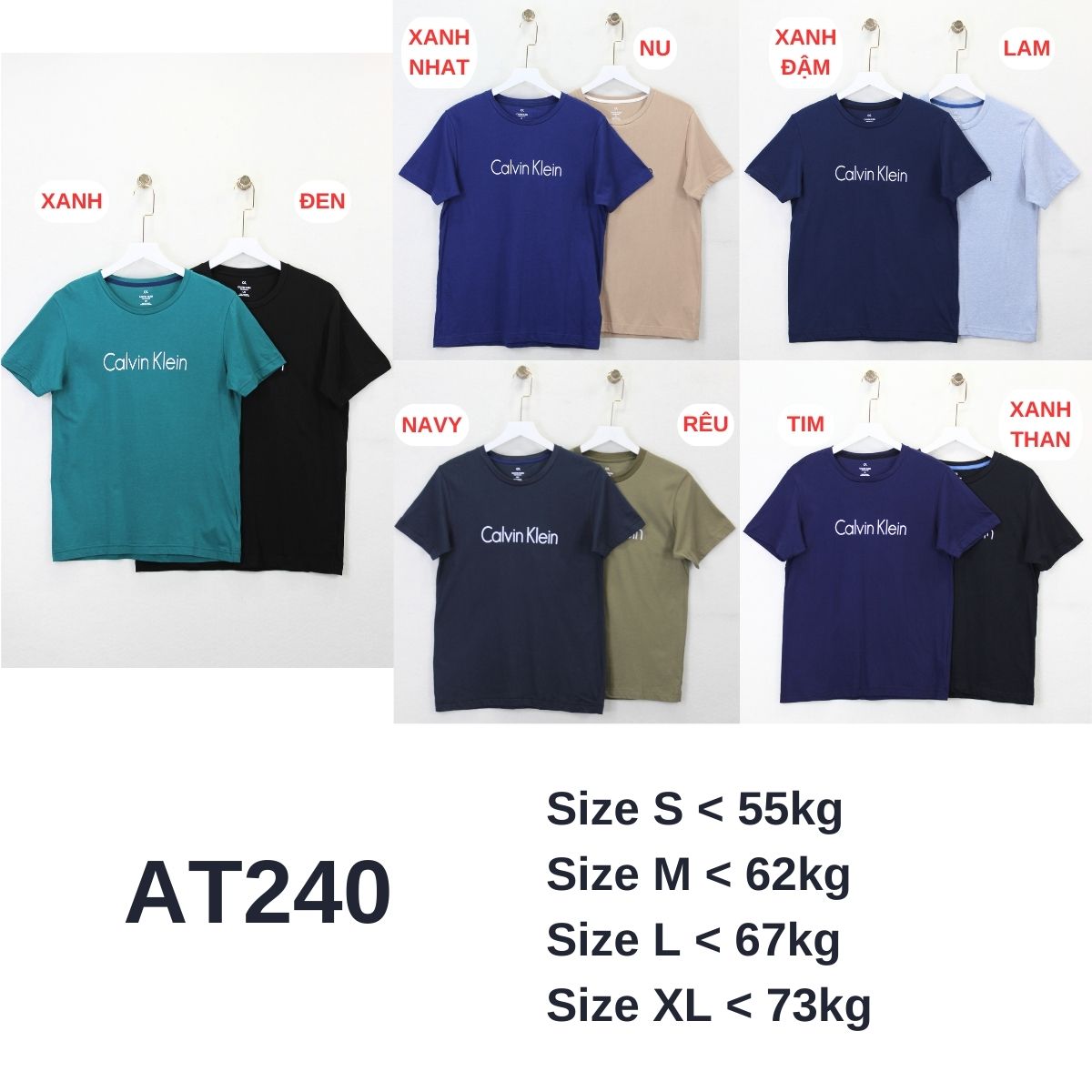 AT240 ÁO THUN NAM CK