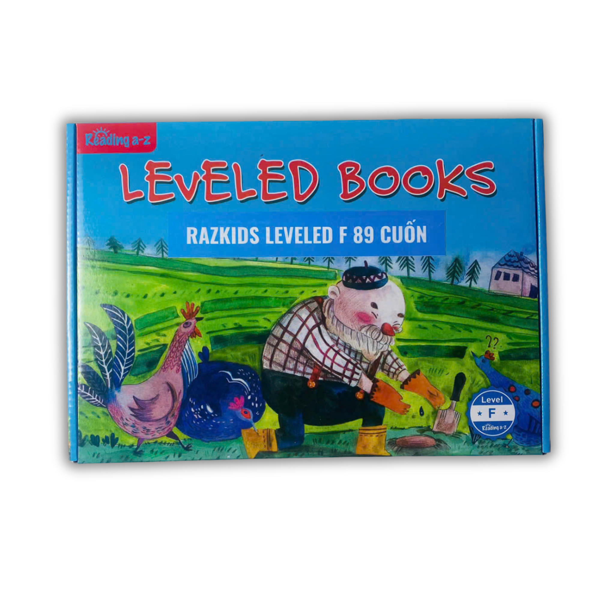 Razkids nhập bản in rời level F 89 quyển nguyên hộp kèm file nghe