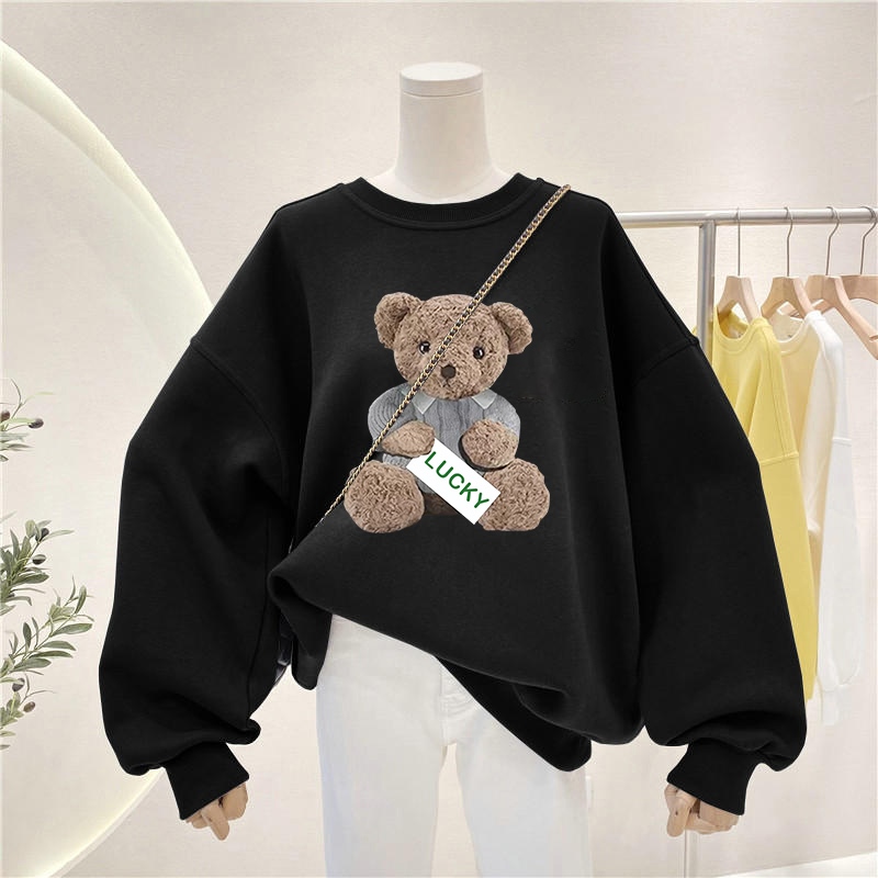 [Form Rộng] Áo sweater nữ màu đen in hình nhiều mẫu - Loza G0115_thumbnail_11