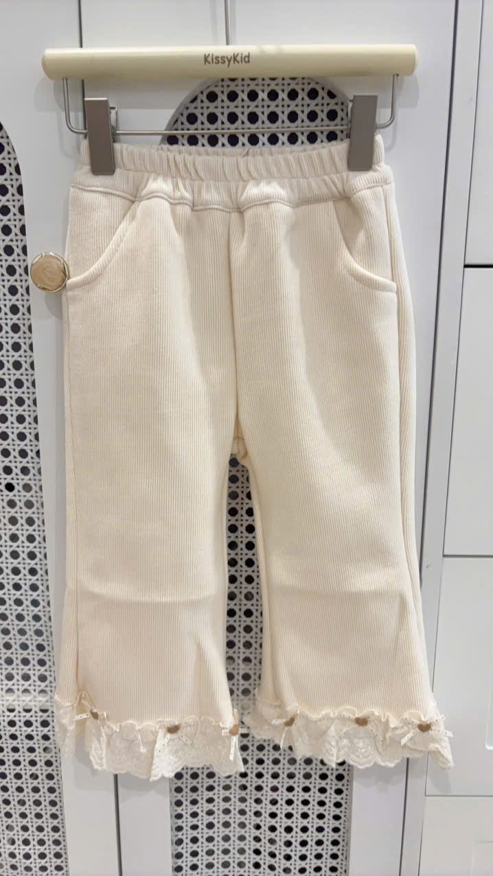 (Q167) Quần nỉ ống vẩy màu kem_thumbnail_0