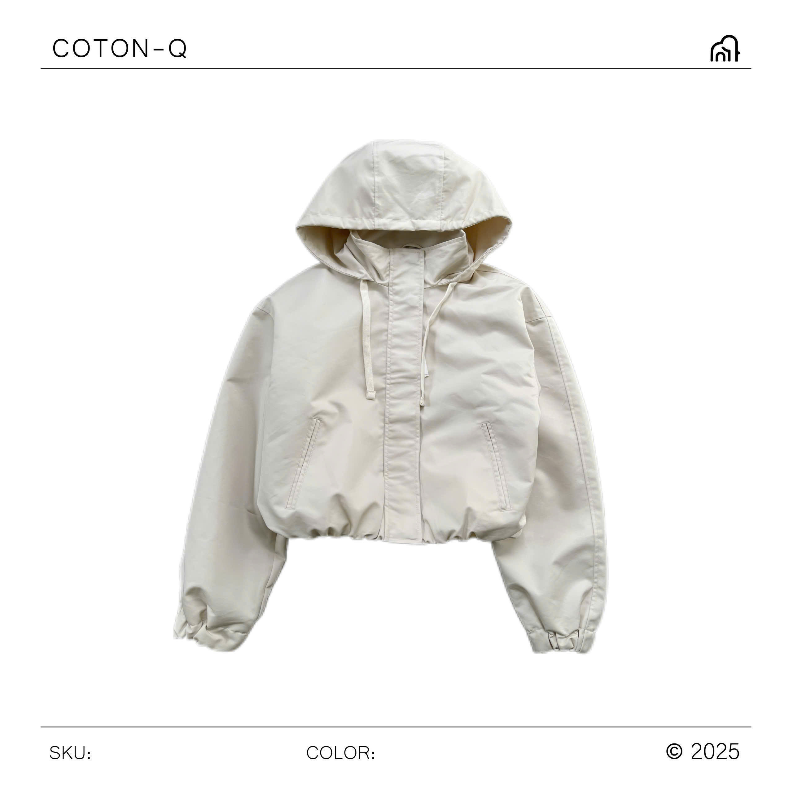 HK234 - Áo khoác xịn ( KEM )