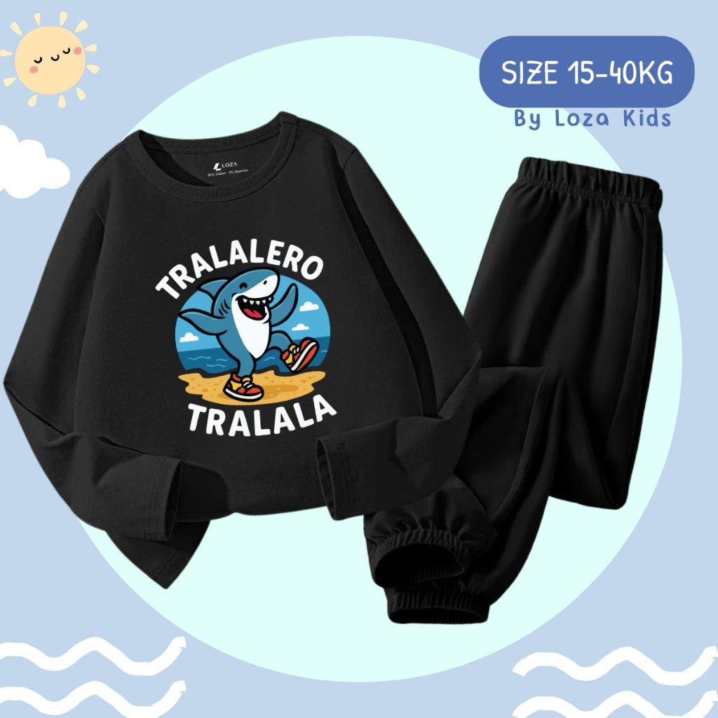 Bộ Thu - Đông bé trai in hình Tralalero Tralala - Loza Kids BW442_thumbnail_3