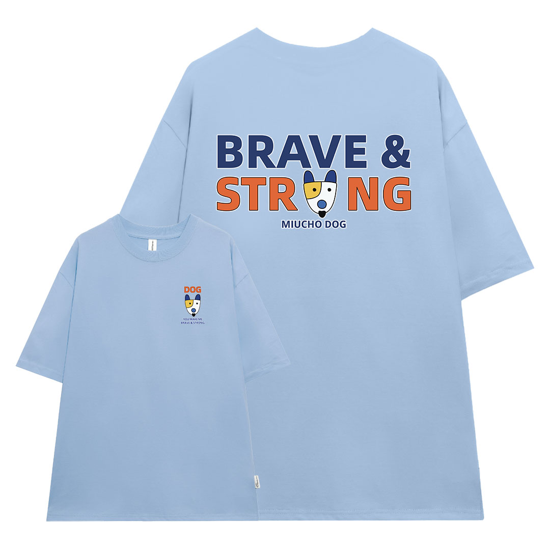 Áo thun nữ form rộng 12 con giáp tuổi Tuất (tuổi chó) ATD430 Miucho cotton cổ tròn in graphic_thumbnail_9