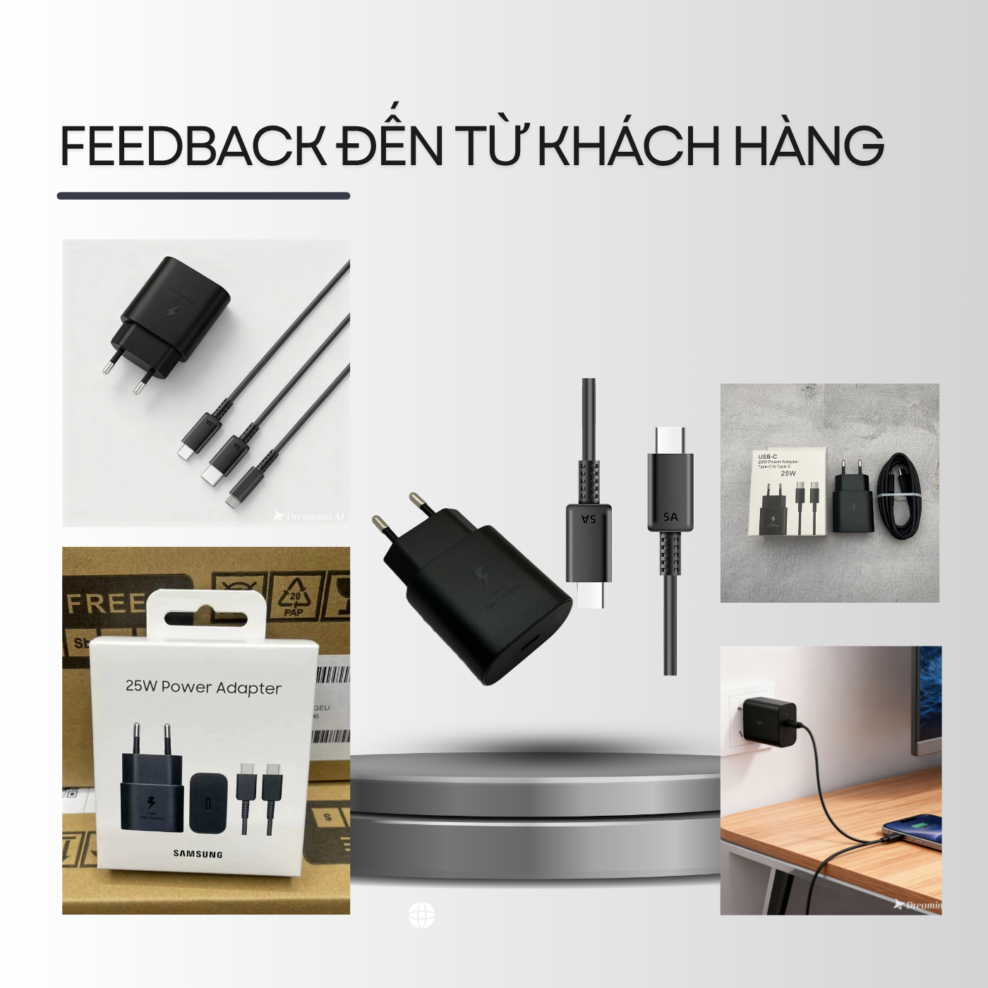 T-ECO SHOP | Bộ Sạc Nhanh 25W Type-C – Sạc Siêu Tốc, Kèm Cáp 1m/2m Cho Android_thumbnail_6