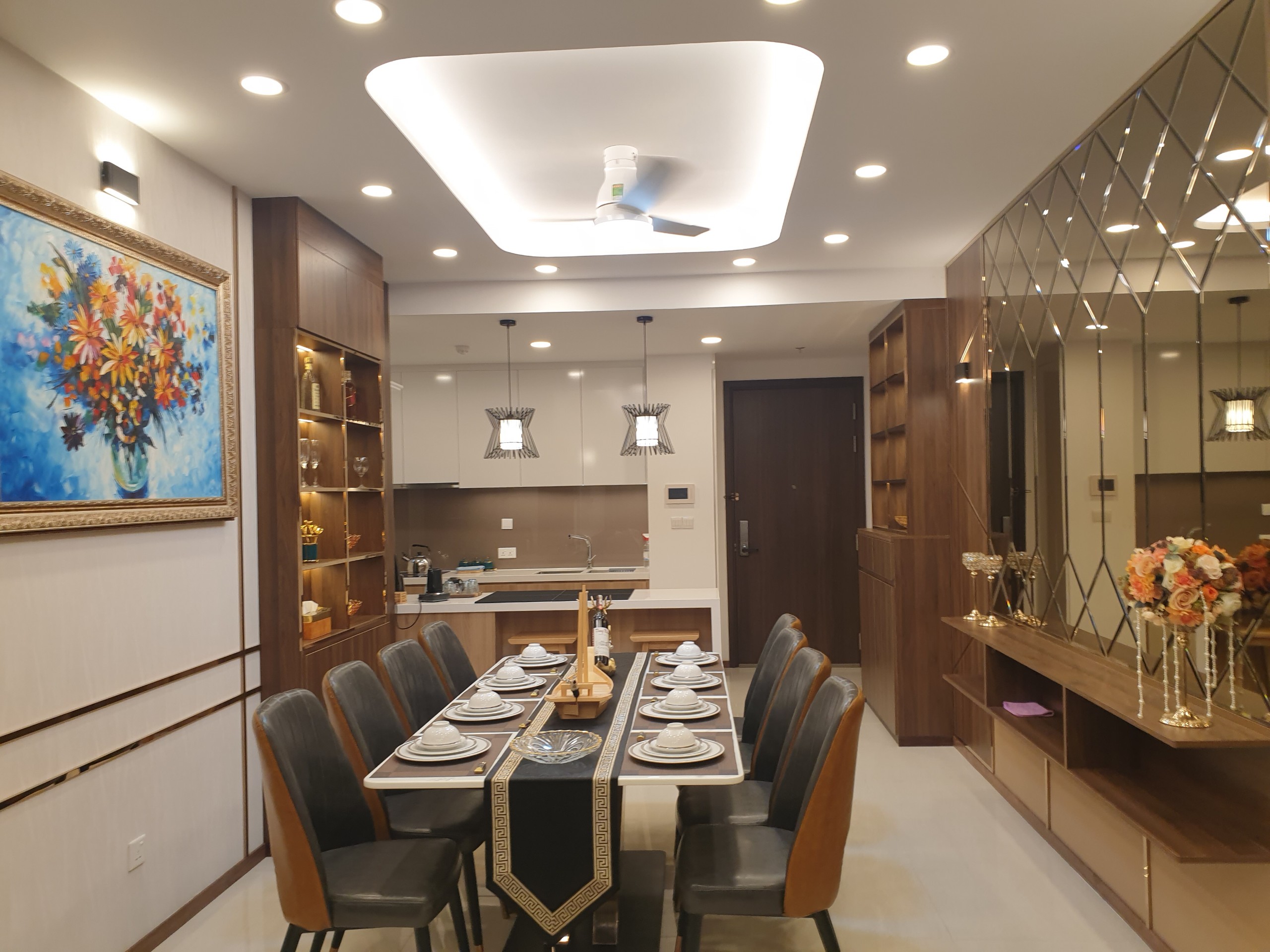 One Verandah 3PN 104m2 view sông căn góc full NT, có sân vườn nhỏ