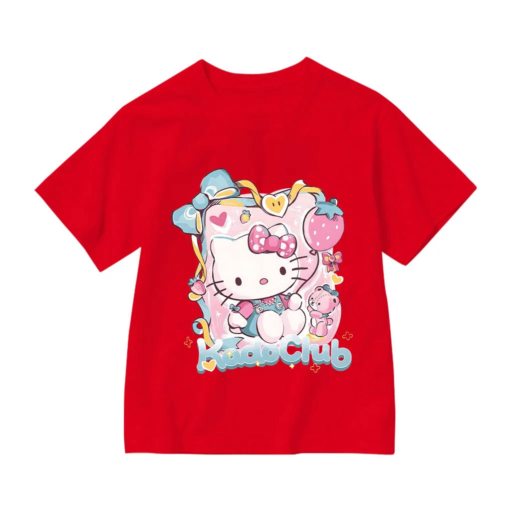 Áo thun bé gái Kado tay ngắn cổ tròn vải cotton thoáng mát dày dặn hình Kitty dễ thương 2871_thumbnail_13