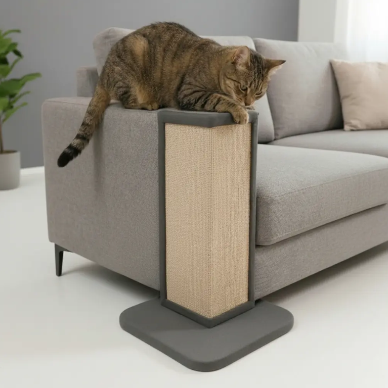 Rascador de Esquina para Gatos - Protector de Muebles y Sofás