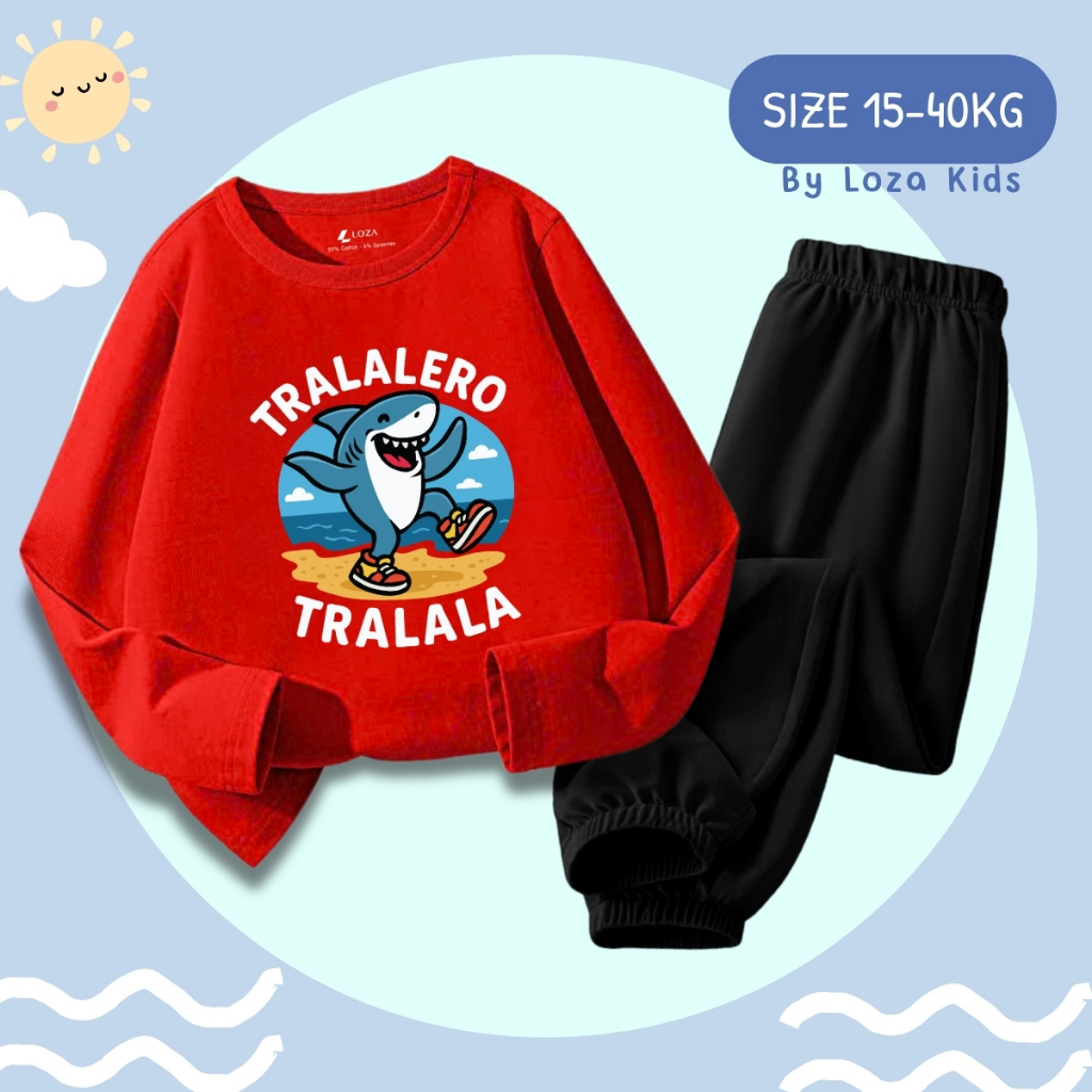 Bộ Thu - Đông bé trai in hình Tralalero Tralala - Loza Kids BW442_thumbnail_1