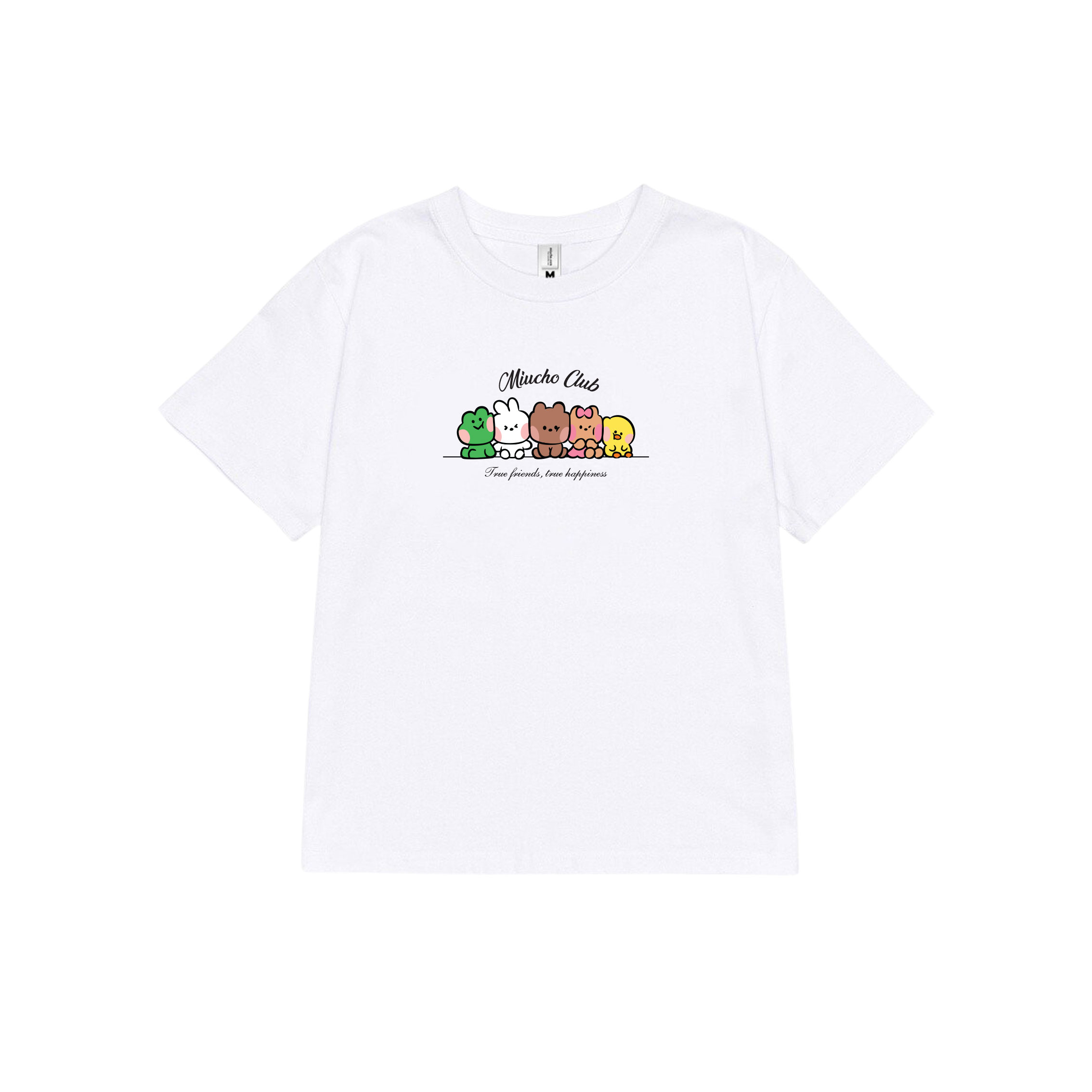 Áo baby tee in động vật nhỏ dễ thương form ôm ABD1555 Miucho vải cotton co giãn in mix