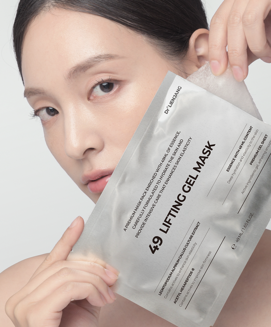 DR LIENJANG 49 LIFTING GEL MASK - Mặt Nạ Lai Gel Cao Cấp Nâng Cơ & Tăng Đàn Hồi Da - Chiết Xuất Tế Bào Gốc Callus, Peptalagen Complex, 10 Hyaluronic Acid - 49ml x 5 - [DLJ008]_thumbnail_4