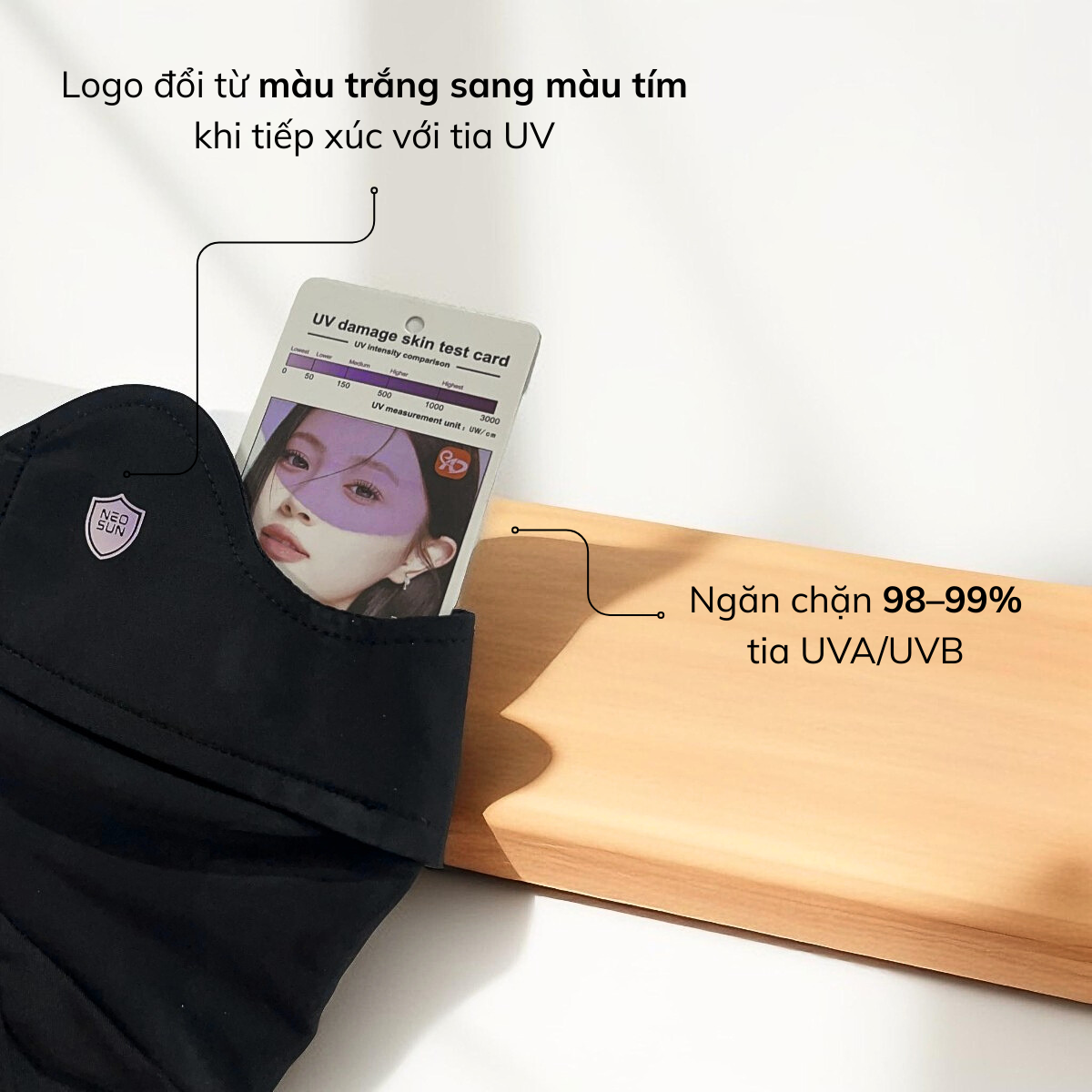 Khẩu trang chống tia UV Neo Sun màu đen mịn mát thoáng khí_thumbnail_2