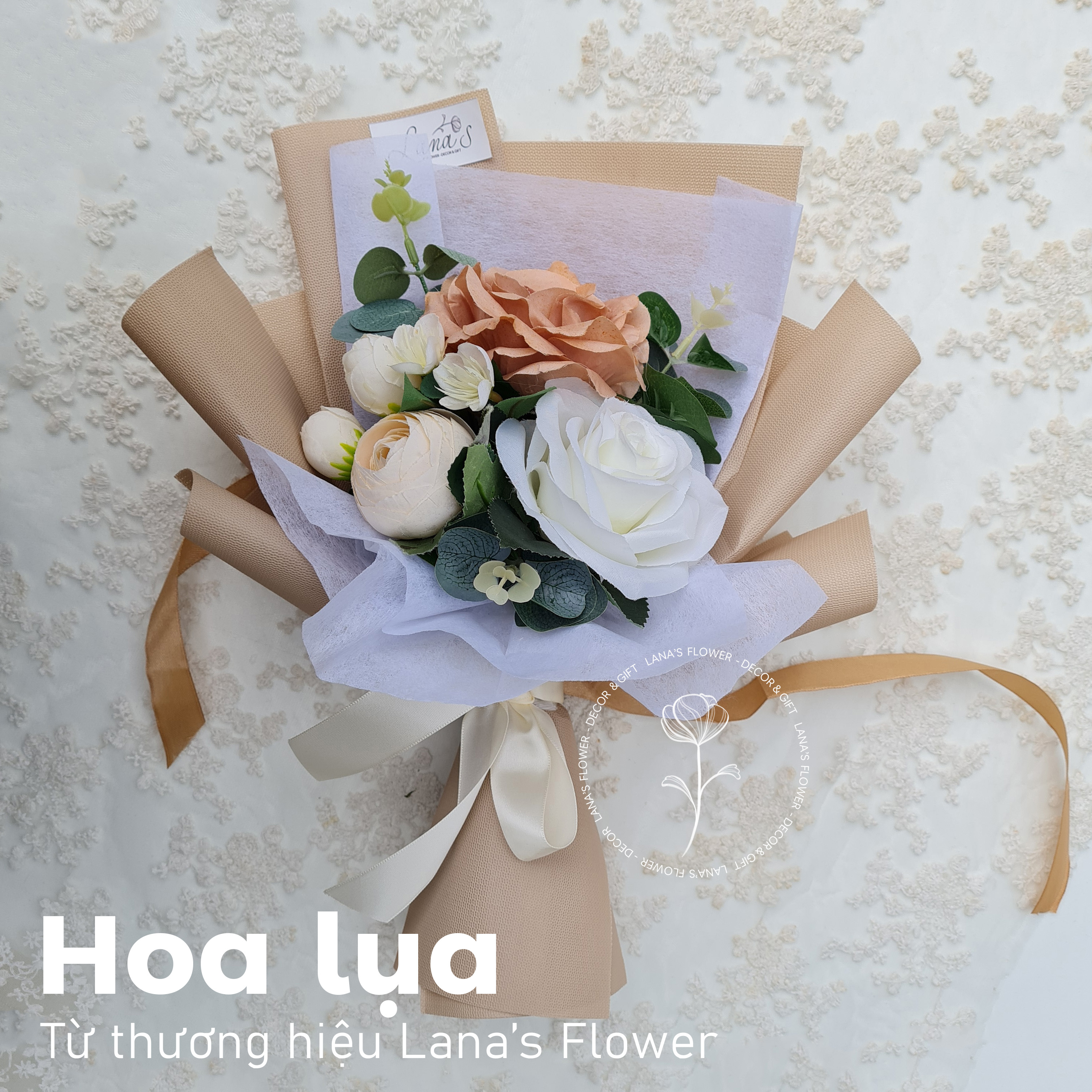 Bó hoa lụa Size S - Tone Cafe