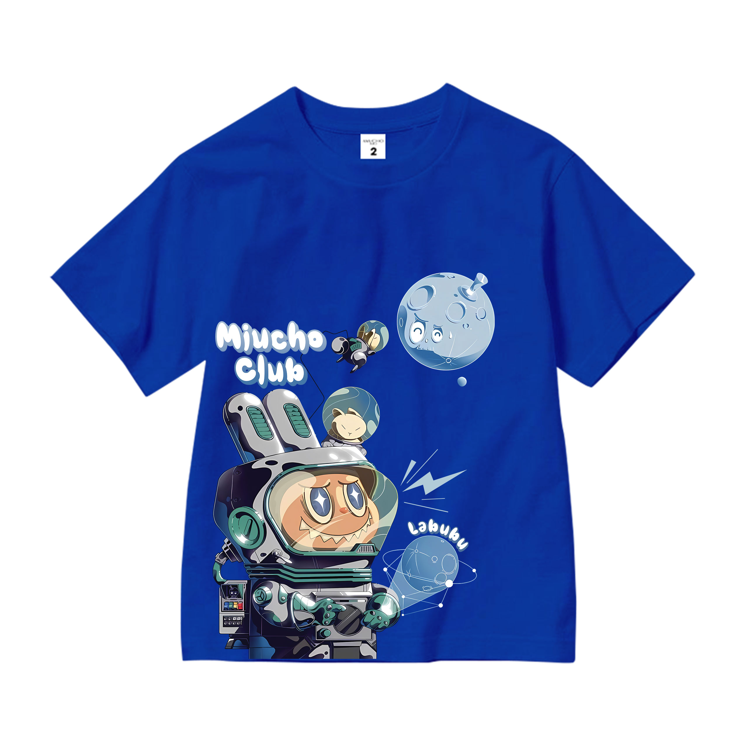 Áo thun bé trai labubu form rộng AED1497 Miucho Kid vải cotton thoáng mát cổ tròn in artwork_thumbnail_13