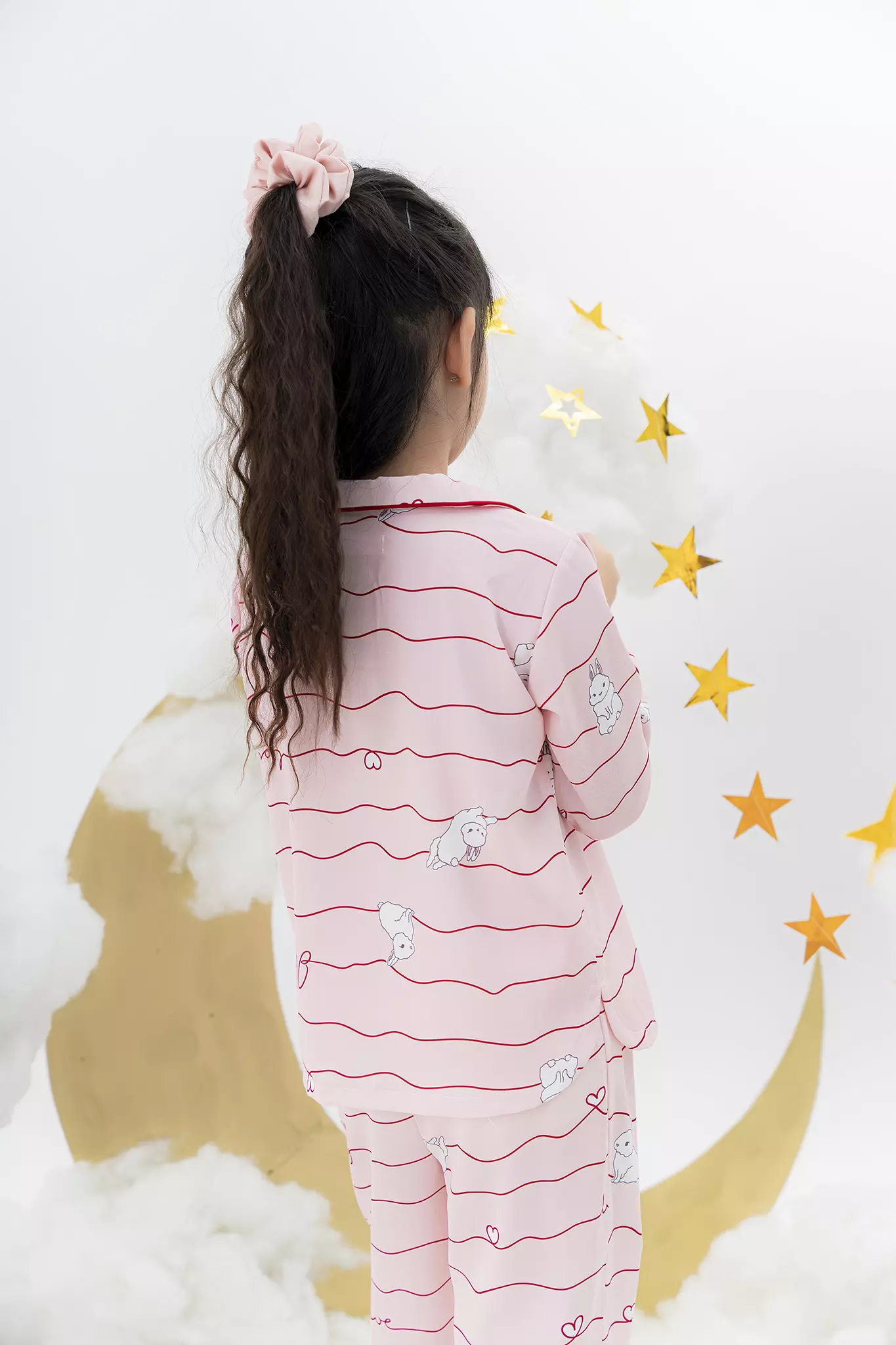 [ Outfit mềm mại ] Pyjama cổ ve dài tay phối túi_thumbnail_2
