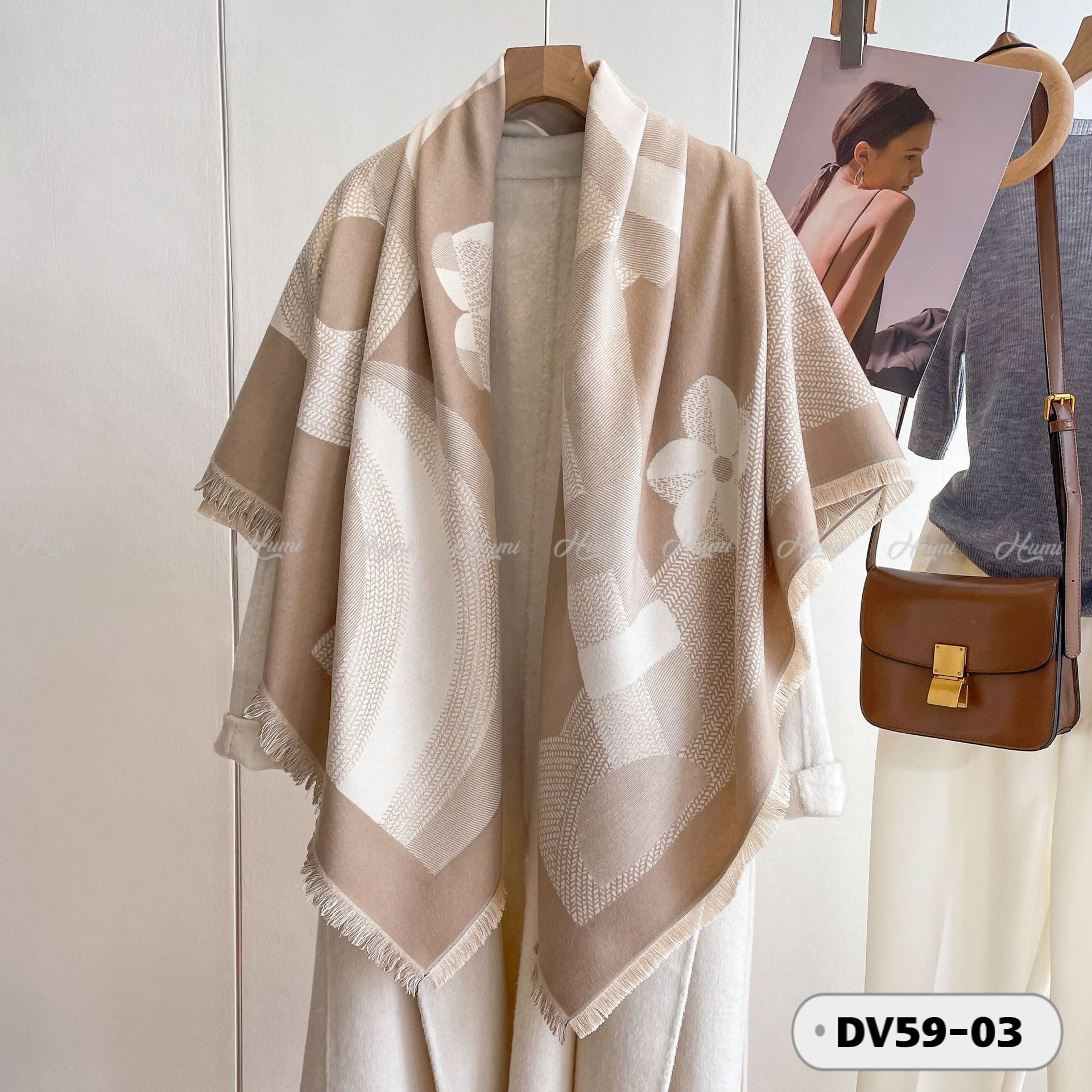 KHĂN CASHMERE VUÔNG 130x130CM (DV59-03)