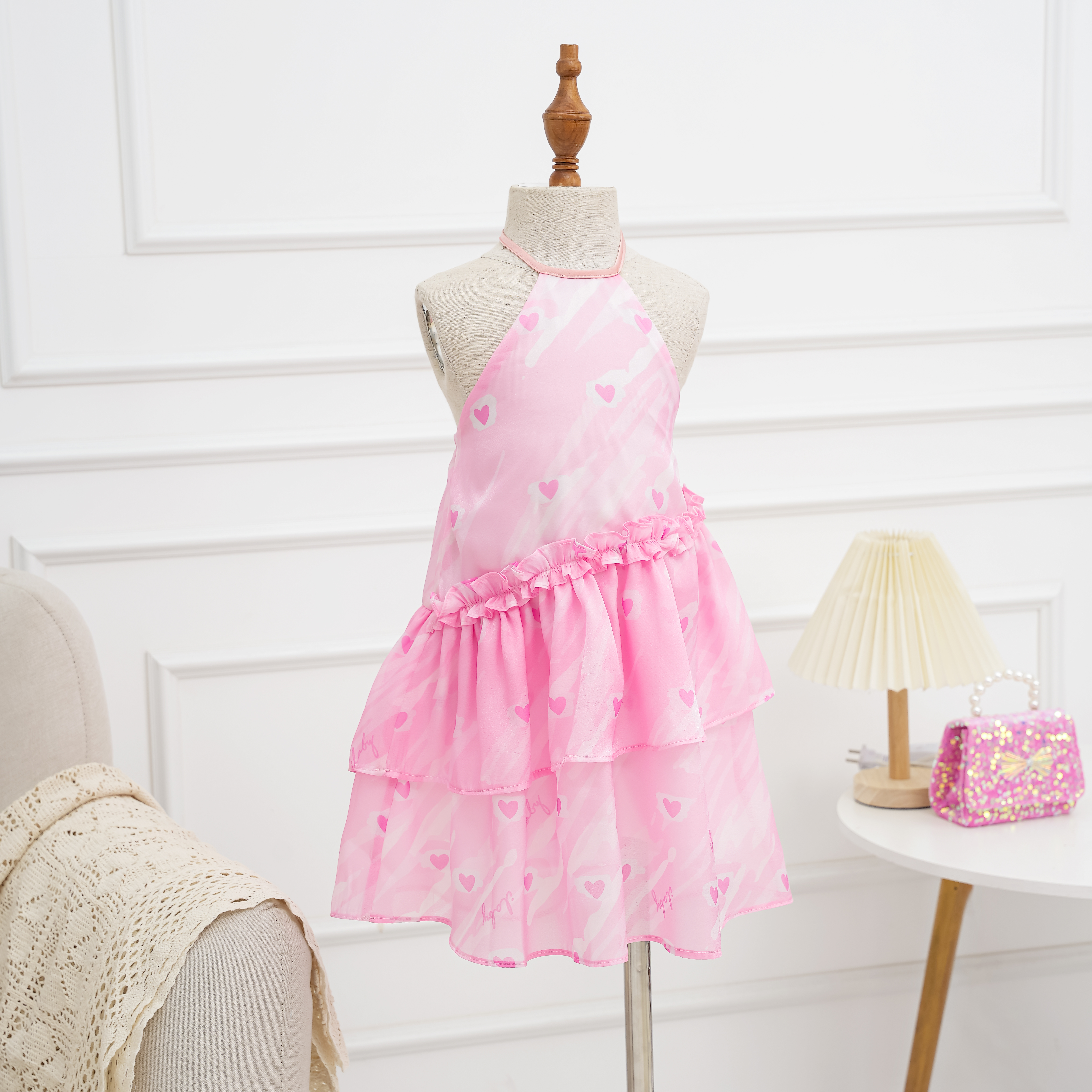 Váy tơ họa tiết cổ yếm_thumbnail_2