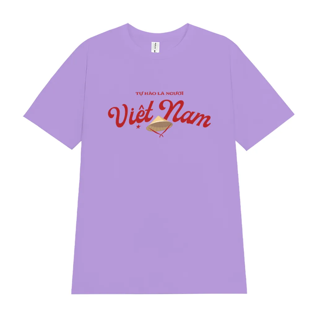 Áo thun Việt Nam form vừa 2522 Miucho Chic vải cotton cao cấp phong cách cổ điển in chữ_thumbnail_12