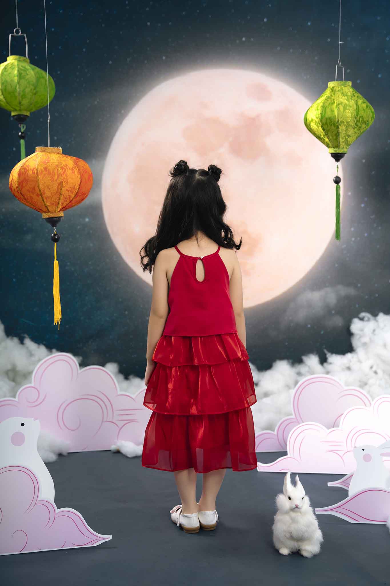 Váy tơ cổ yếm ba tầng_thumbnail_1