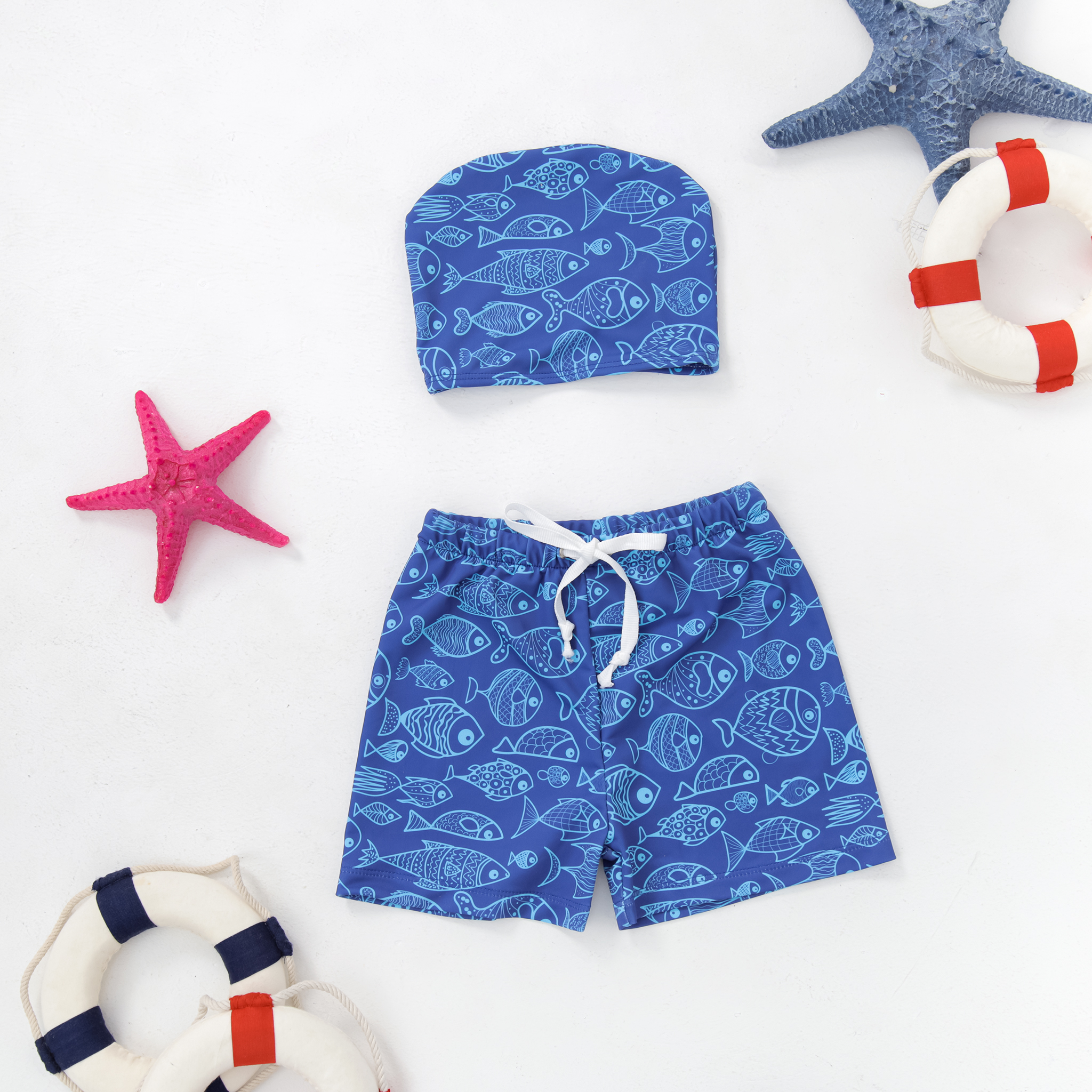 Quần bơi bé trai họa tiết cá_thumbnail_1