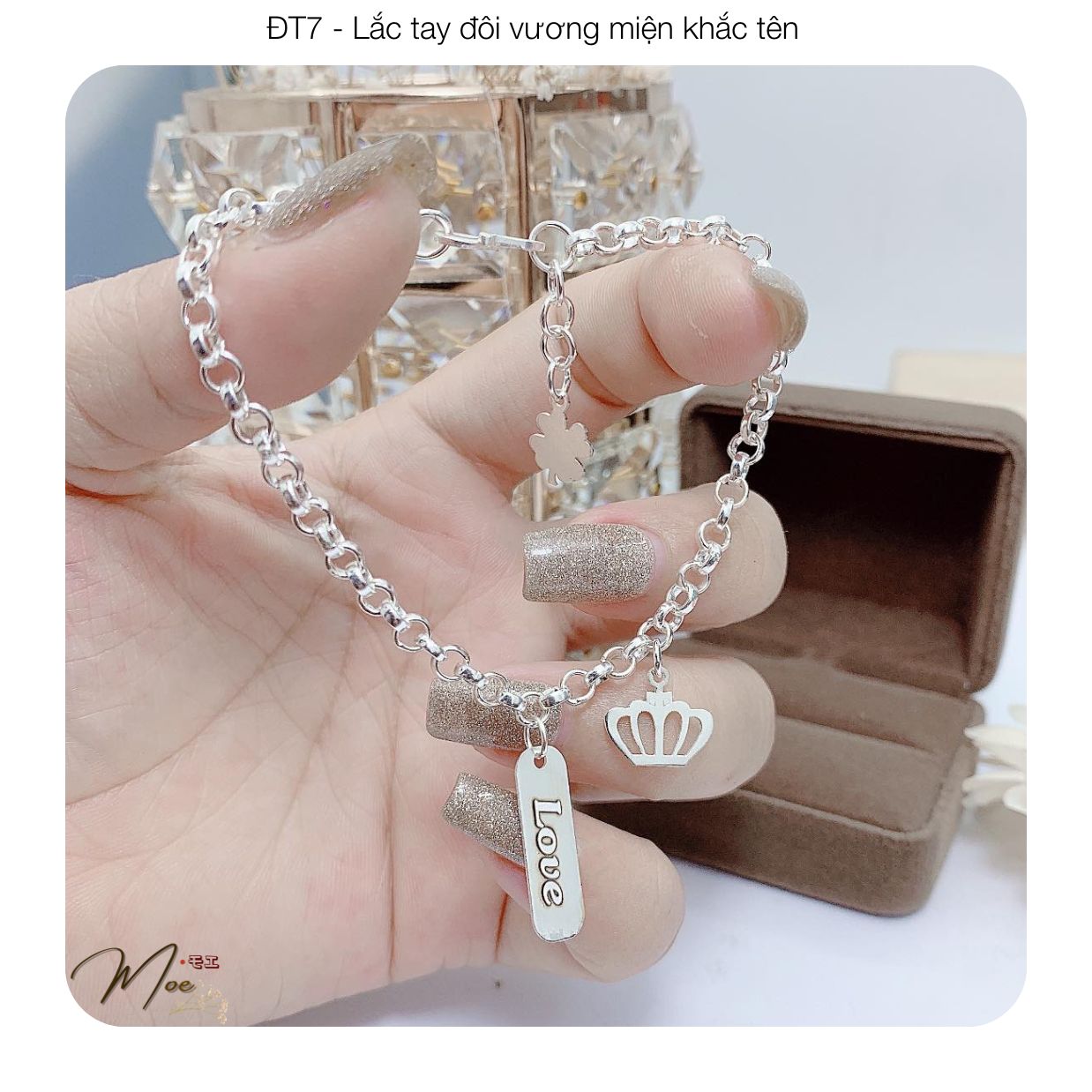 ĐT7 - Lắc tay đôi họng tròn khắc tên theo yêu cầu_thumbnail_1