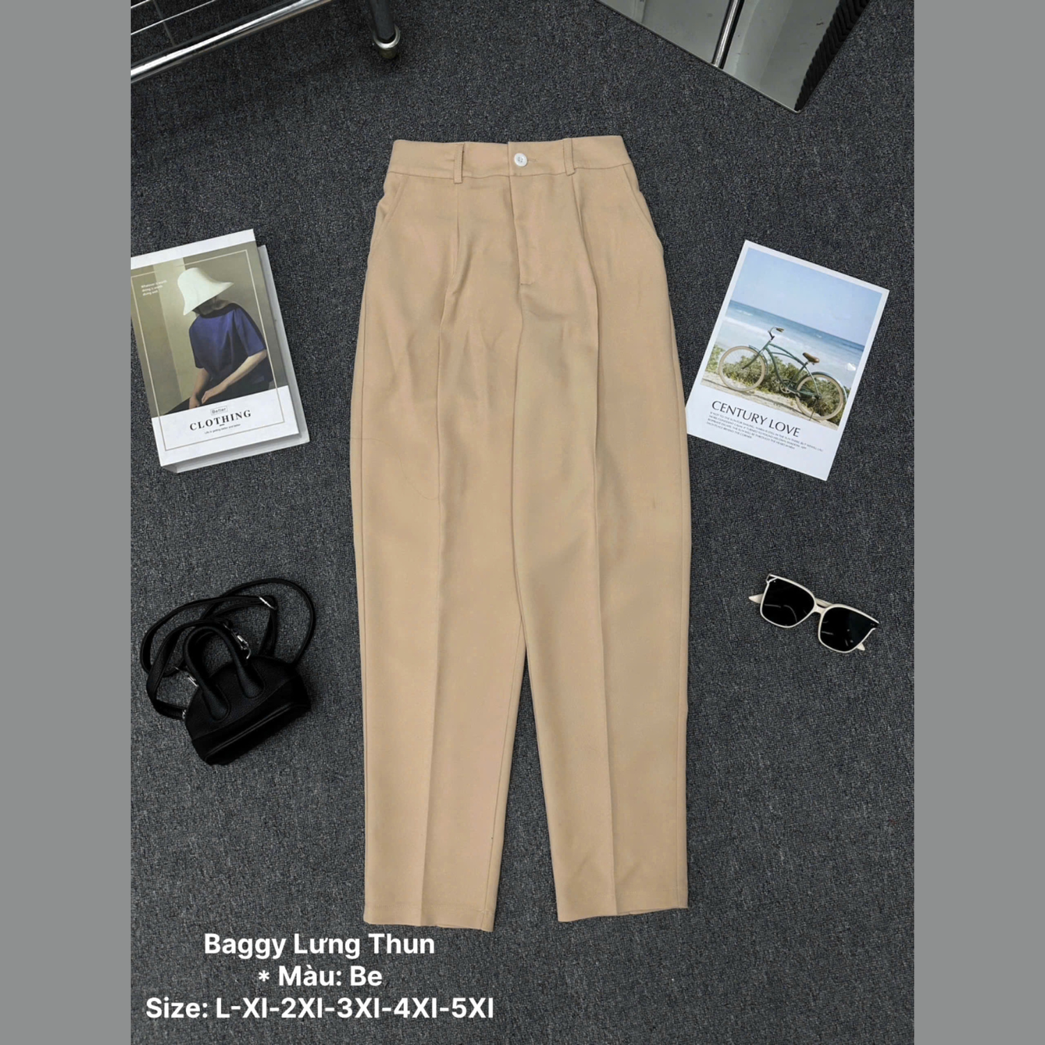 Quần tây baggy lưng thun bigsize QD024 dành cho nàng béo mập từ 55-95kg_thumbnail_12