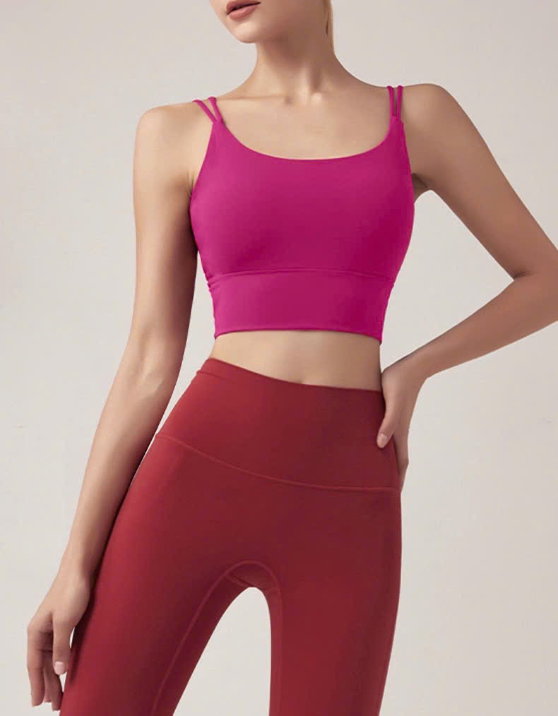 Áo Lót Thể Thao Tập Gym Yoga Nữ Yumiisport Áo Bra Hai Dây Cài Khoá Nâng Ngực Không Gọng Vải Co Giãn Thoáng Mát Sẵn Mút_thumbnail_7