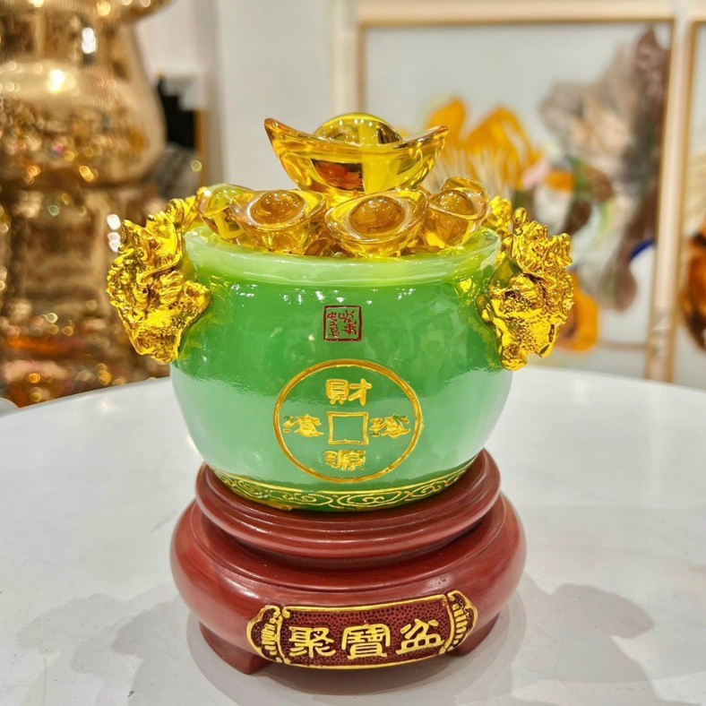 Bát Tụ Bảo Ngọc Chiêu Tài Chiêu Lộc Nhiều Màu , Nhiều Kích Thước Hàng Cao Cấp - Phong Thủy Hà Gốm_thumbnail_4