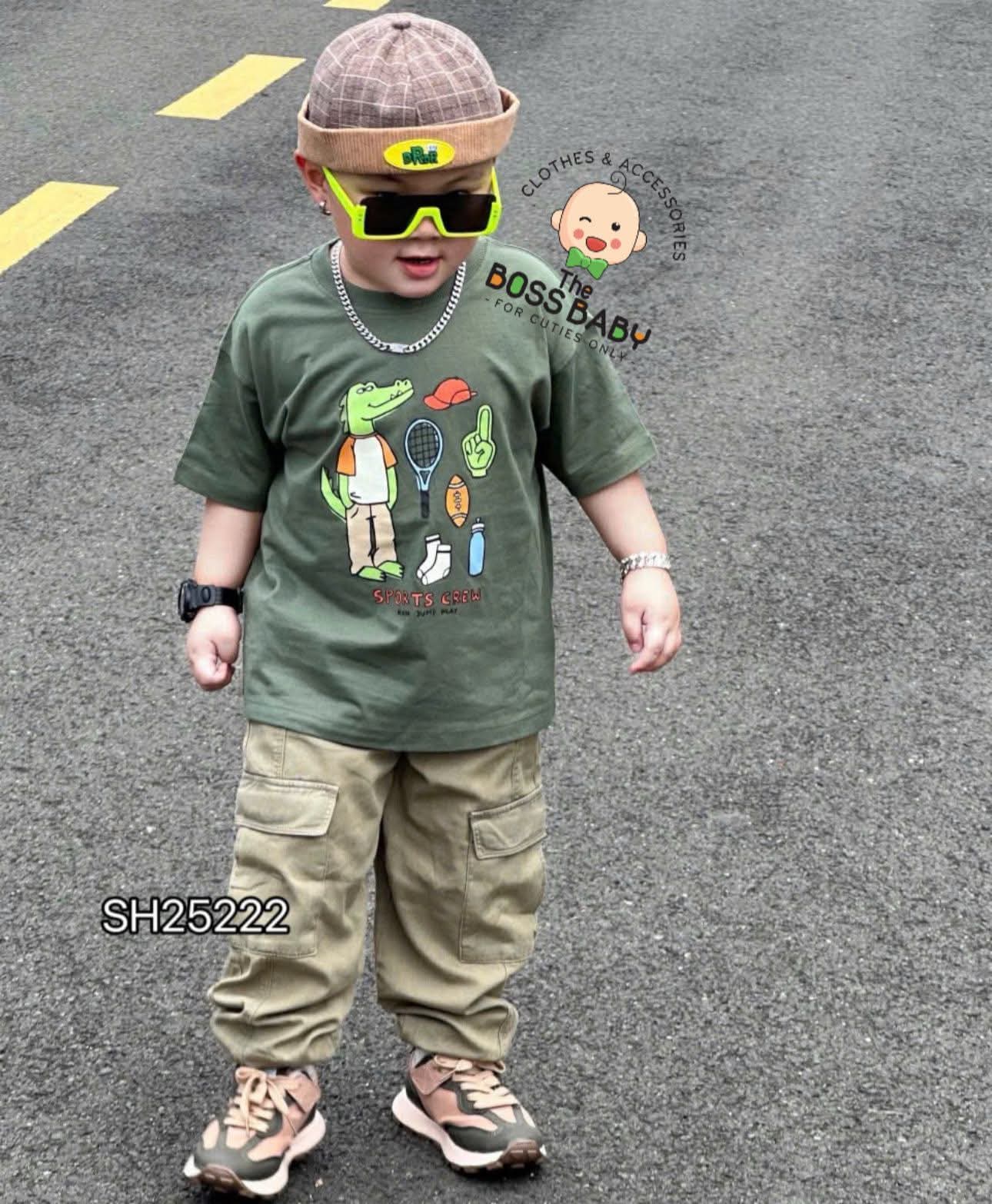 Set bộ kaki rêu họa tiết cá sấu_thumbnail_2