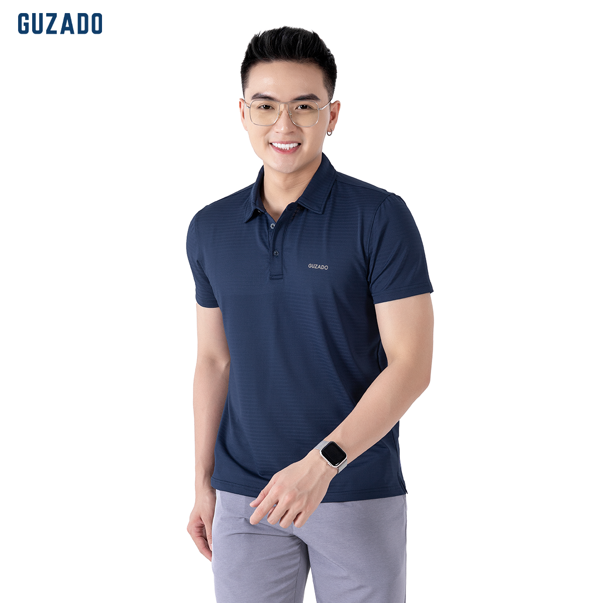 Áo Polo thể thao nam CoolMax-S1 Logo thương hiệu Guzado GPL01_thumbnail_7