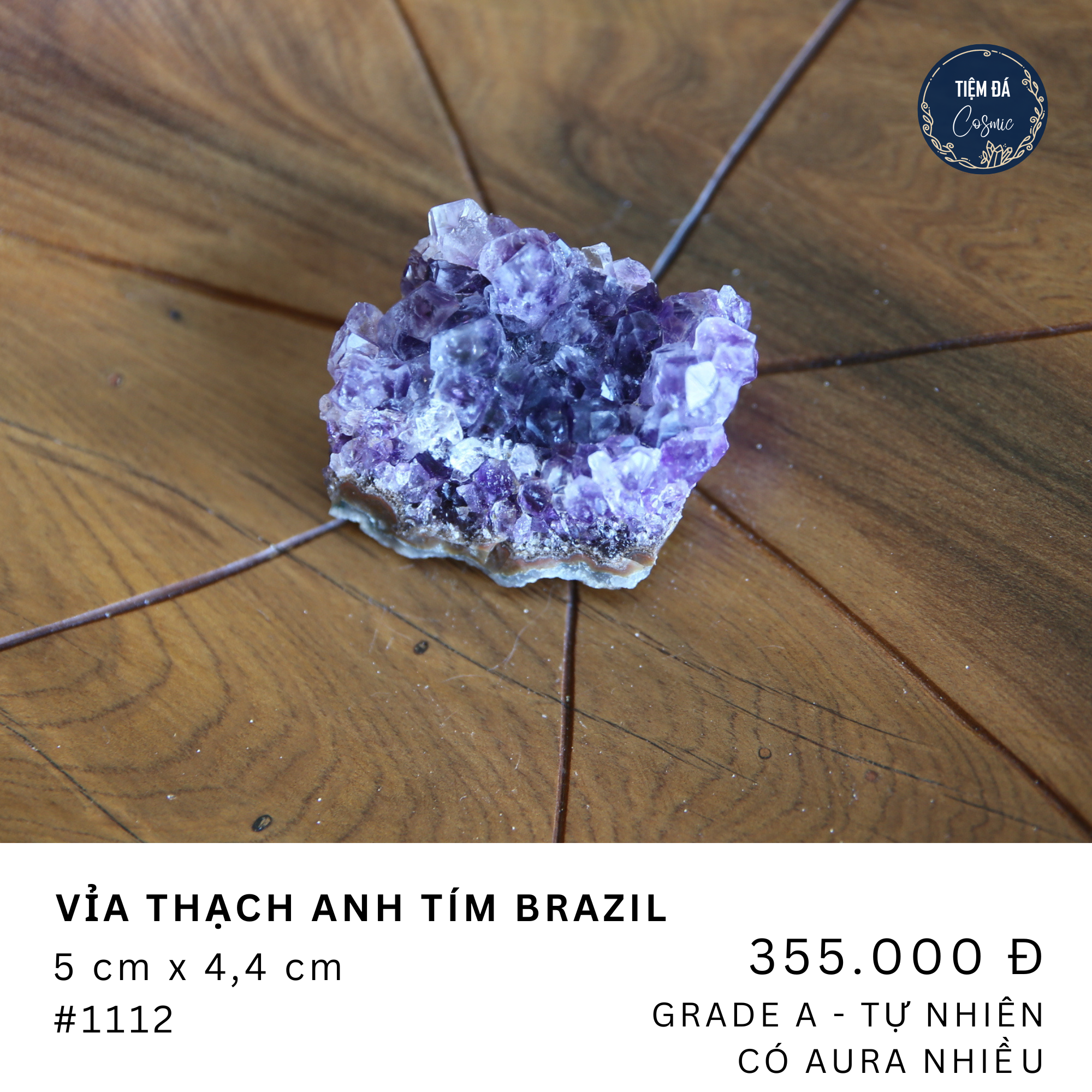 Vỉa Thạch Anh Tím Tinh Thể Tự Nhiên - Brazil_thumbnail_14