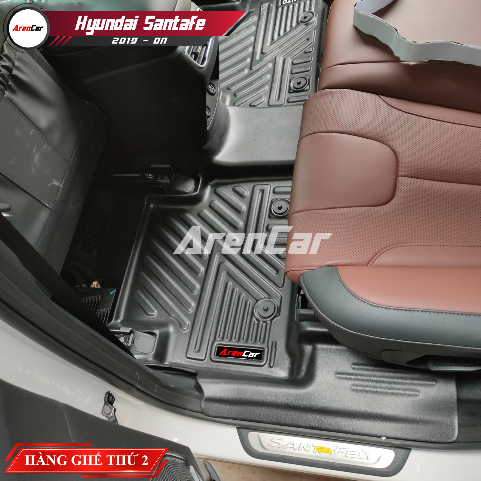 [Aren Car] Thảm Lót Sàn Ô Tô TPE Nhựa Đúc Hyundai Santafe_thumbnail_12