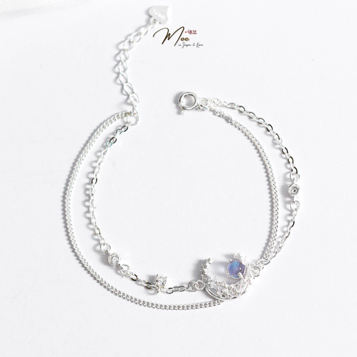 LT483 - Lắc tay kép trăng sao đá moon_thumbnail_1