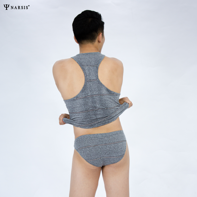 BỘ LÓT MẶC NHÀ NAM E3004 NARSIS CHẤT LIỆU THOÁNG MÁT, DỄ CHỊU, THOẢI MÁI CẢ NGÀY, DỄ VẬN ĐỘNG_thumbnail_2