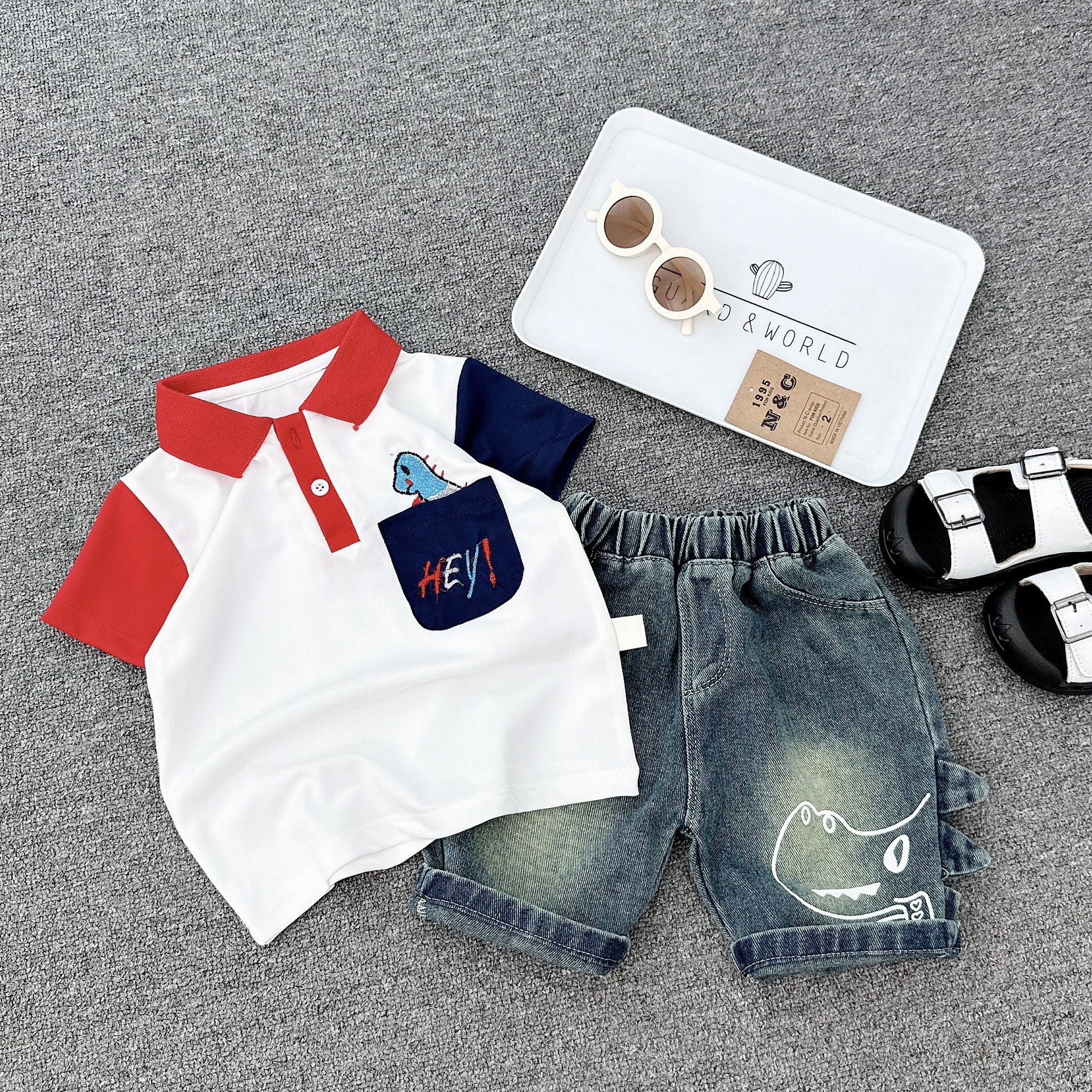 K52 BỘ POLO QUẦN BÒ KHỦNG LONG HEY- A116.609_thumbnail_3