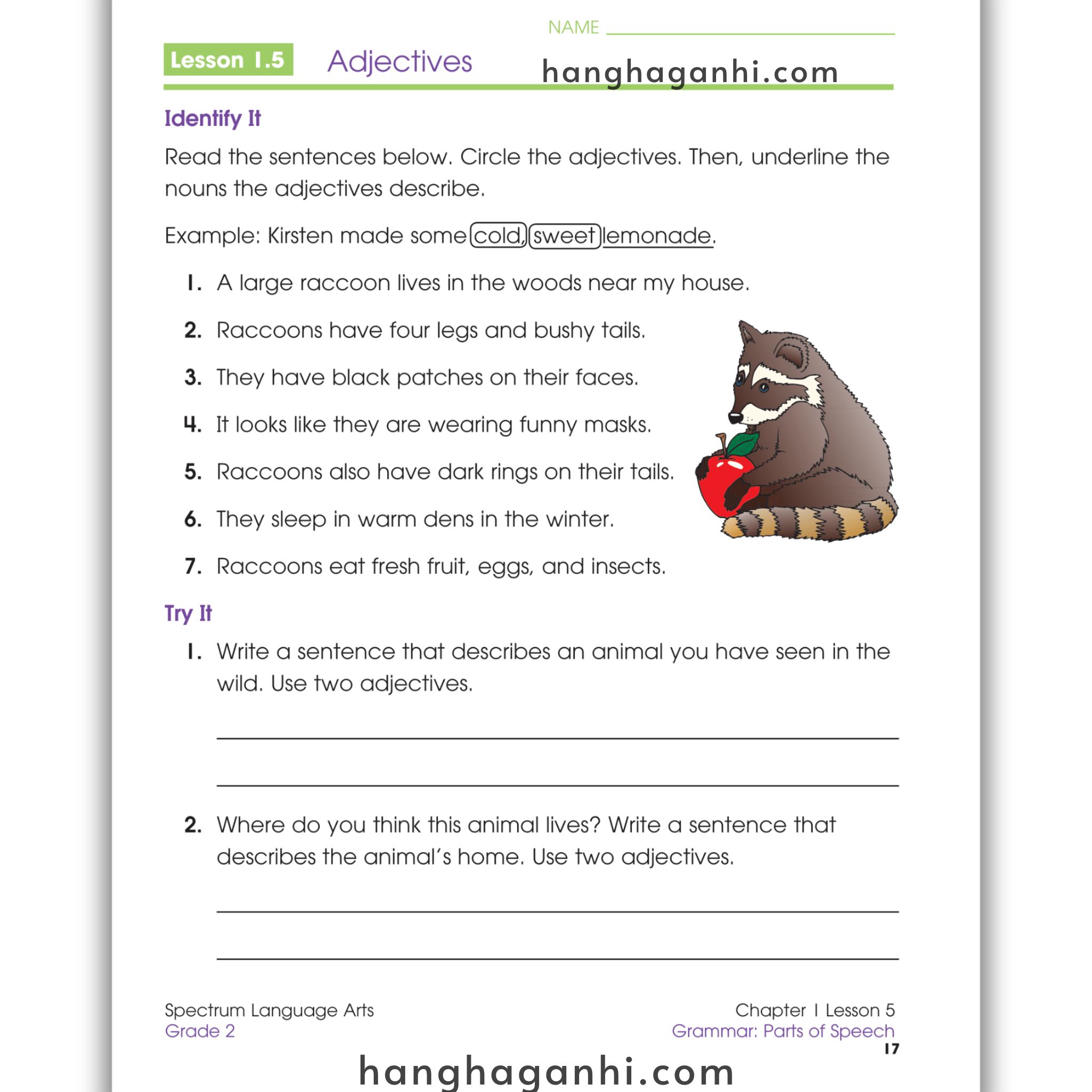 Sách Spectrum Language Arts Workbook Grade 2_thumbnail_10