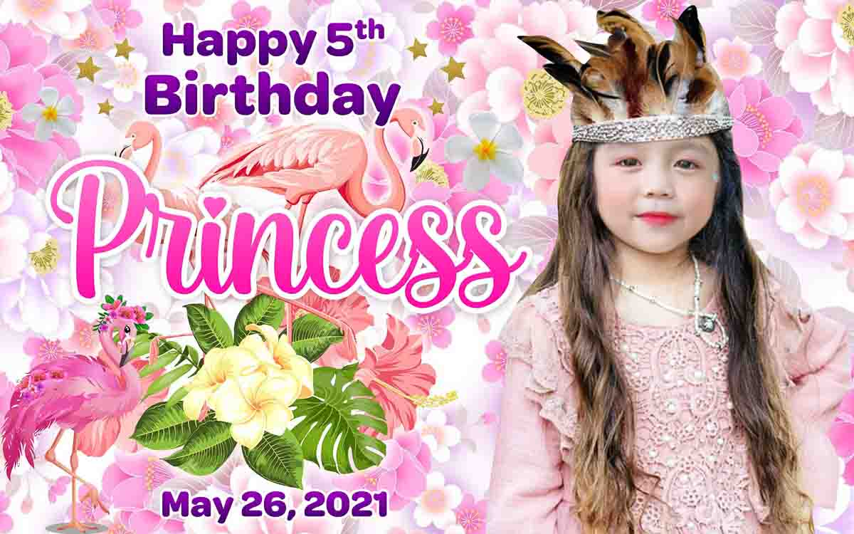 Flamingo Theme Birthday Tarp_thumbnail_1