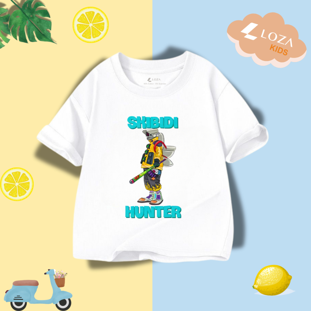 Áo thun bé trai in hình 'Skibidi' - Loza Kids  AT061_thumbnail_3