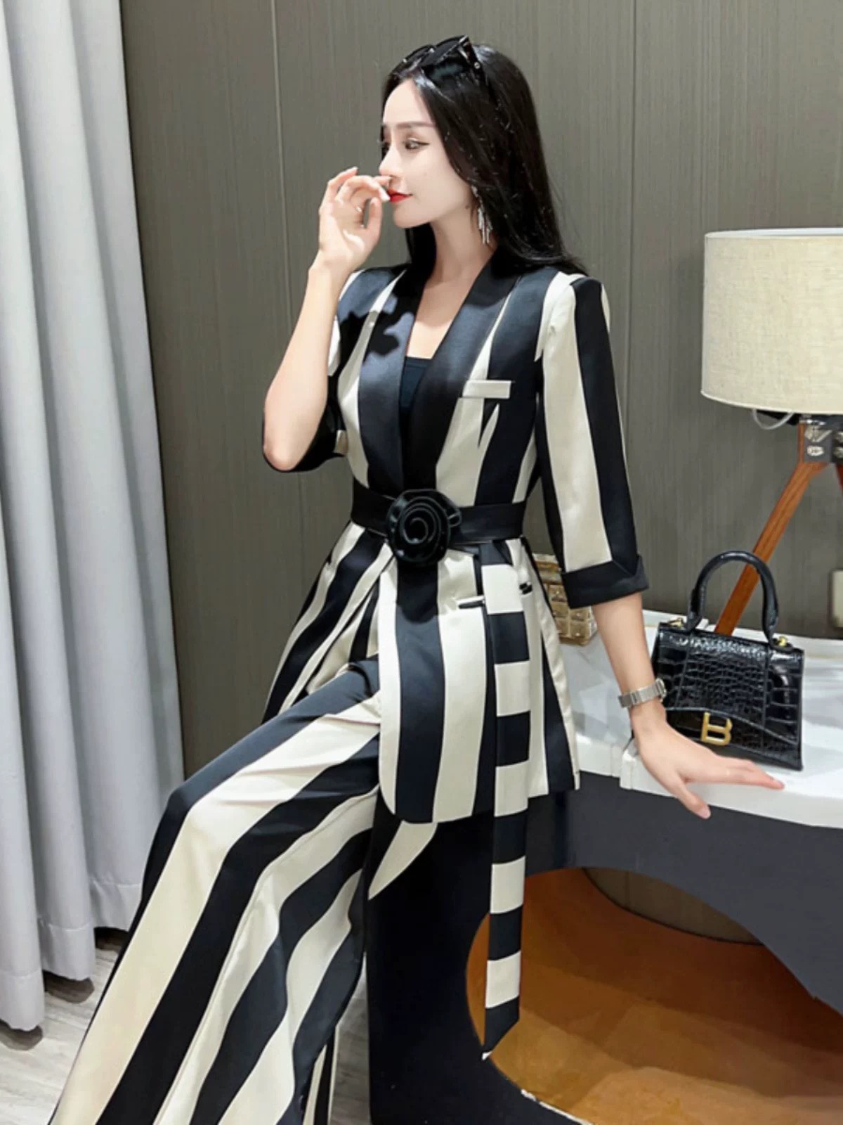 Áo khoác vest kẻ sọc cao cấp_thumbnail_2