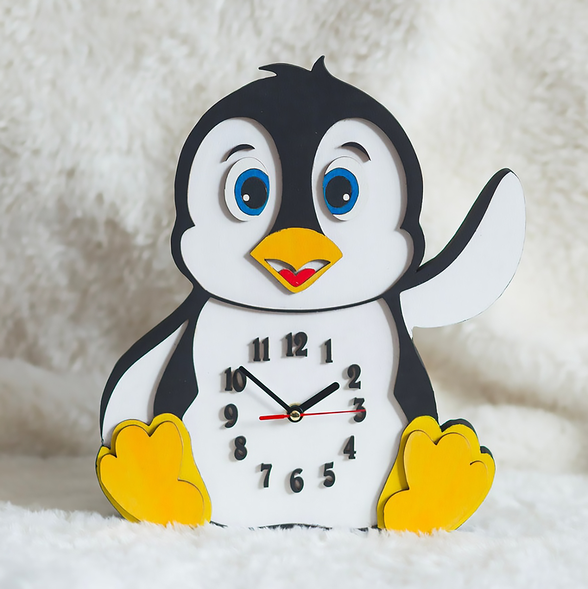 Đồng Hồ Gỗ Hình Thú Cưng - Treo Tường & Để Bàn, Decor & Quà Tặng Cute_thumbnail_1