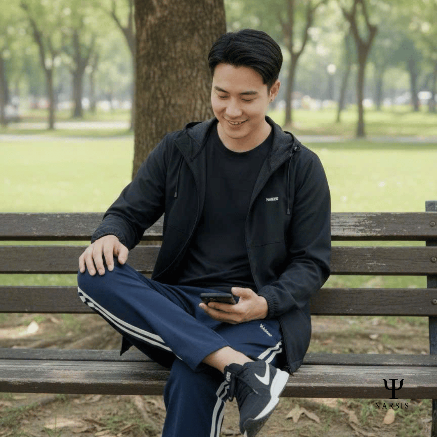 Áo Khoác Gió Nam Narsis 1 Lớp, Chống Nắng, Chống Gió, Phong Cách Trẻ Trung - D25013