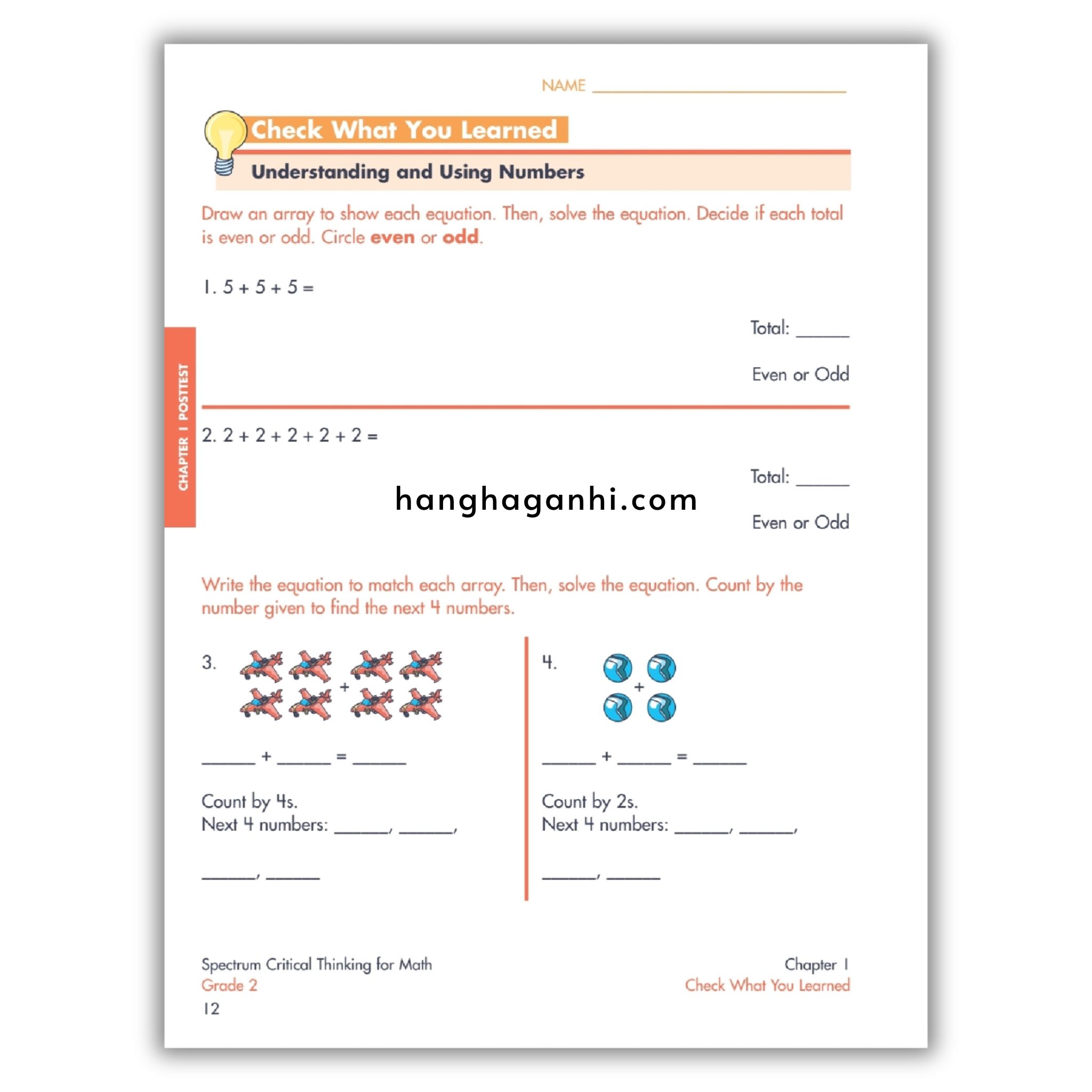 Sách Spectrum Critical Thinking for Math Workbook Grade 2_thumbnail_3