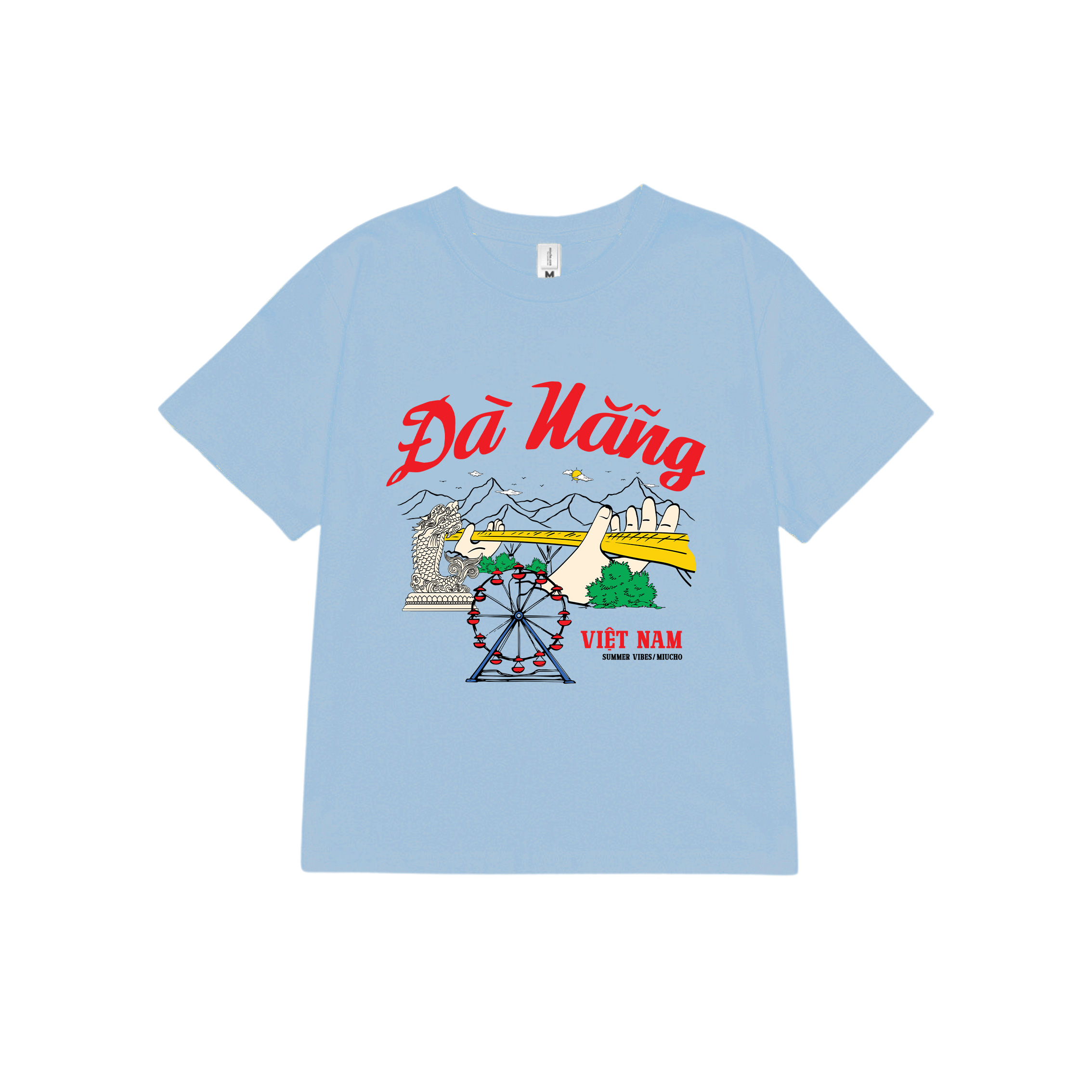 Áo thun baby tee form ôm xinh xắn ABD1278 Miucho tay ngắn cổ tròn in hình Đà Nẵng_thumbnail_12