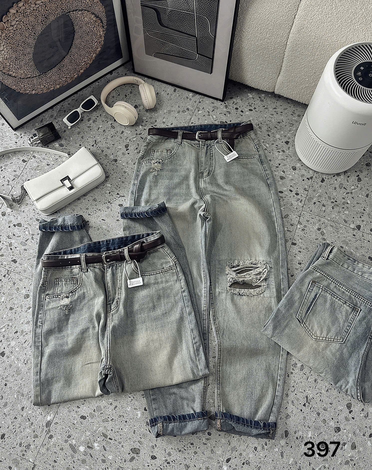 BIGSIZE-Quần baggy rách gối T- QJ397_thumbnail_3