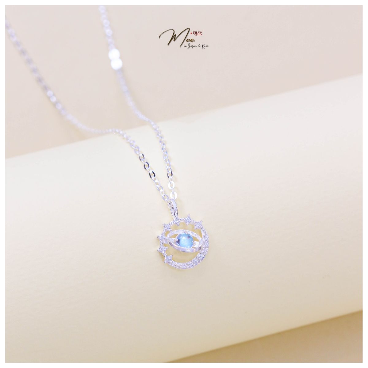 D206 - Dây chuyền ngân hà sao thổ đá moon mặt trăng_thumbnail_1